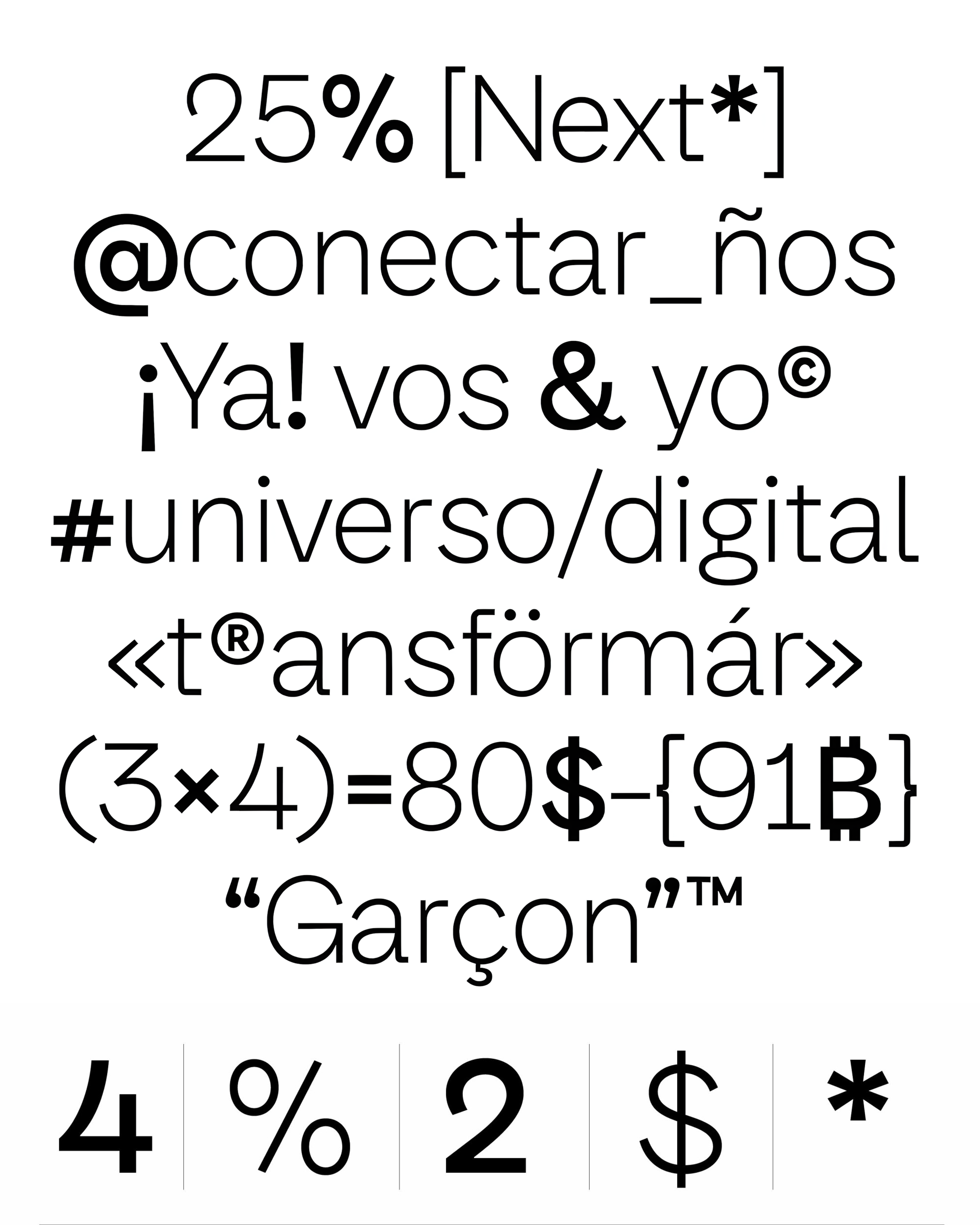 Muestra tipográfica