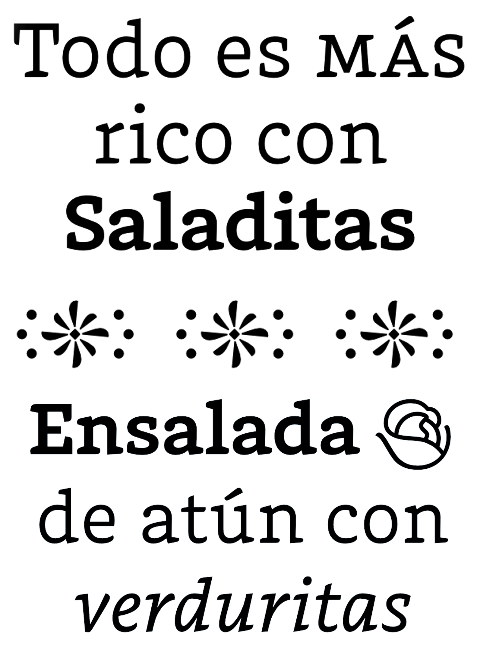 Muestra tipográfica