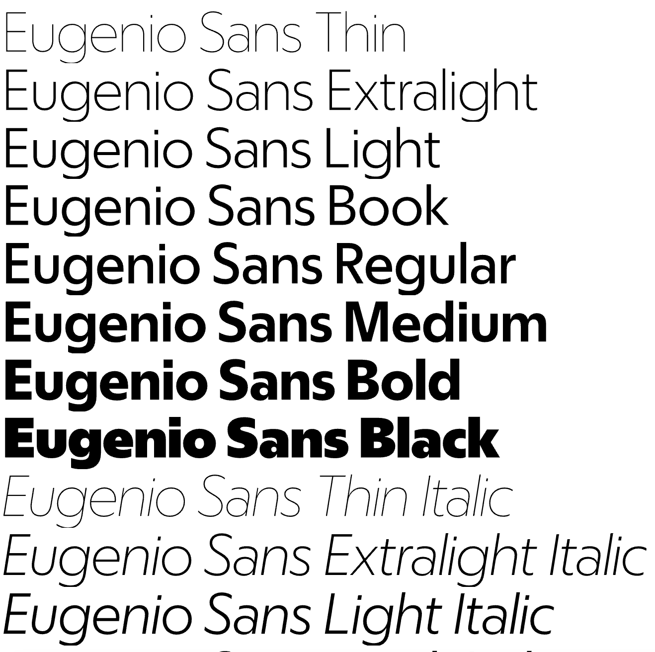 Muestra tipográfica