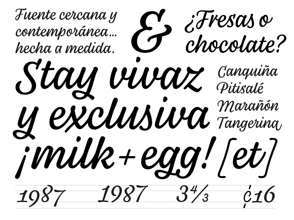 Muestra tipográfica