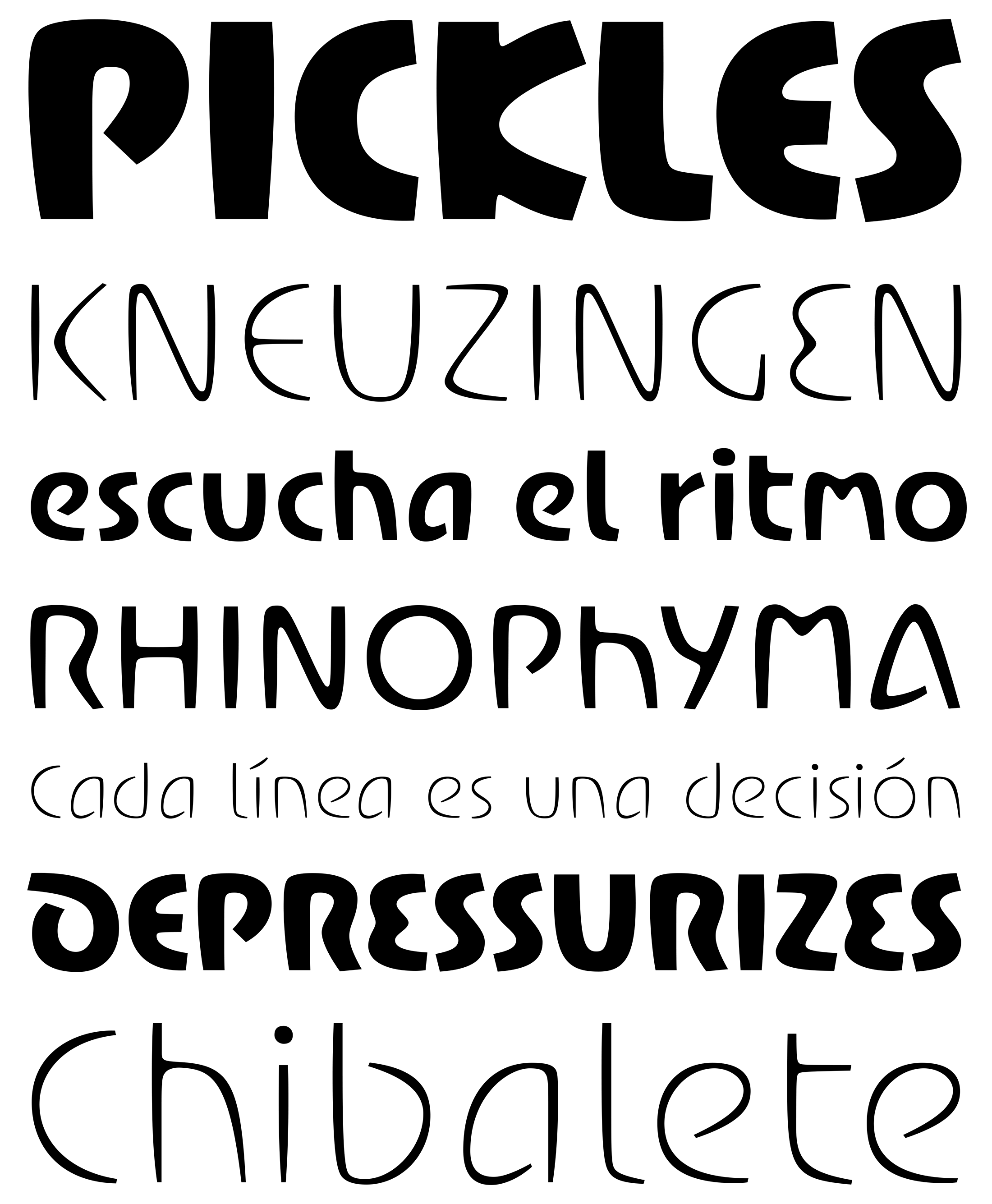 Muestra tipográfica