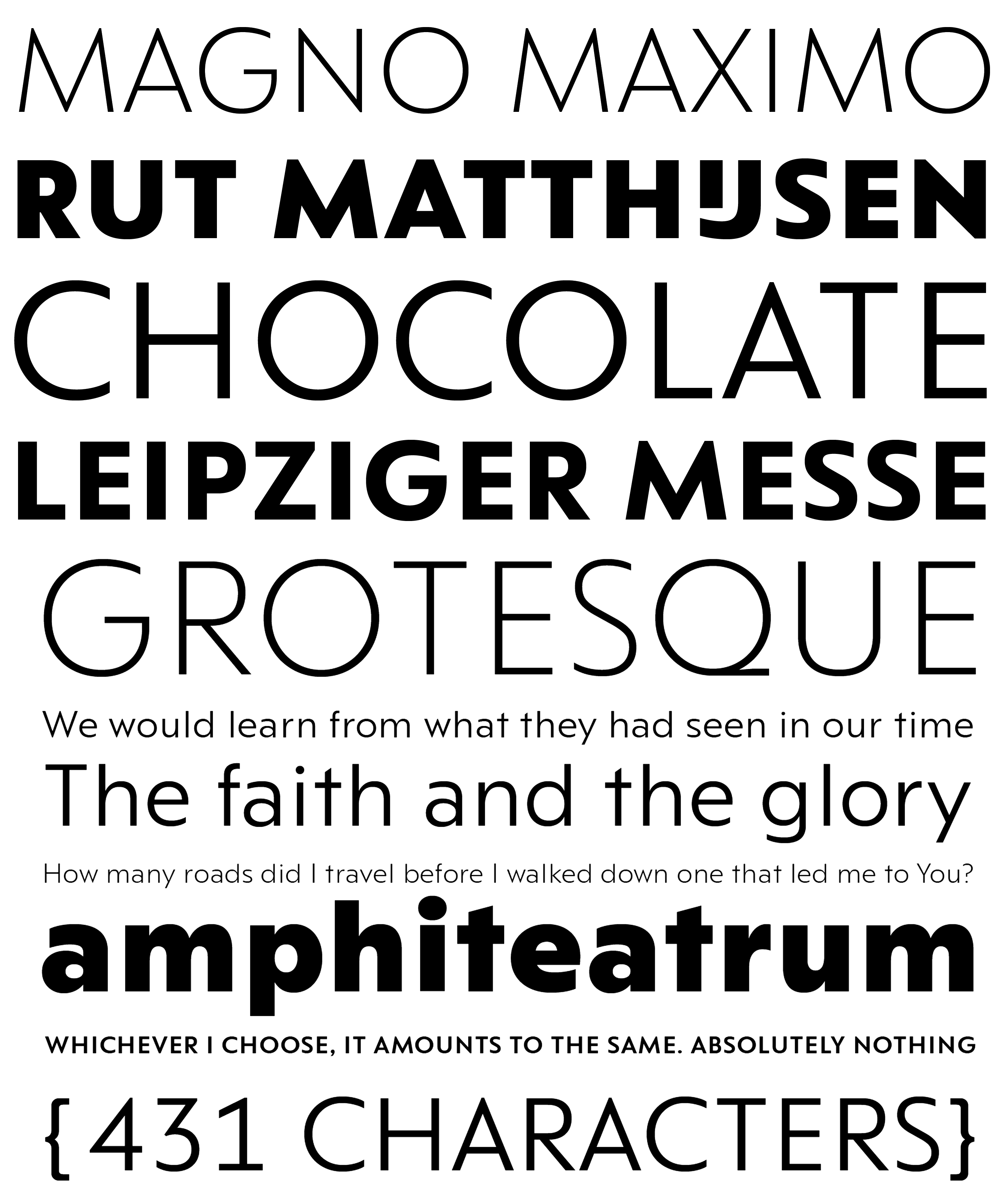 Muestra tipográfica