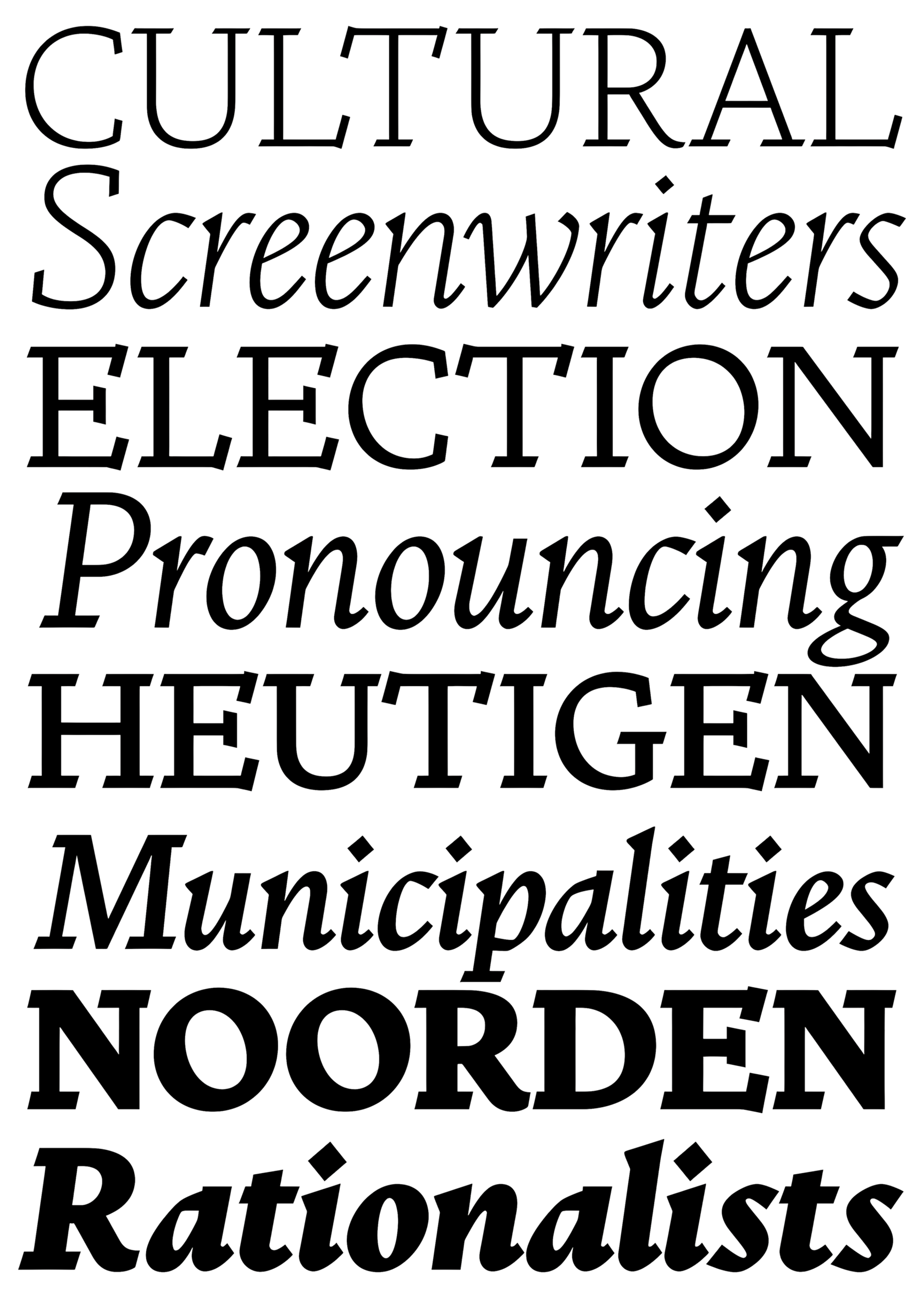 Muestra tipográfica