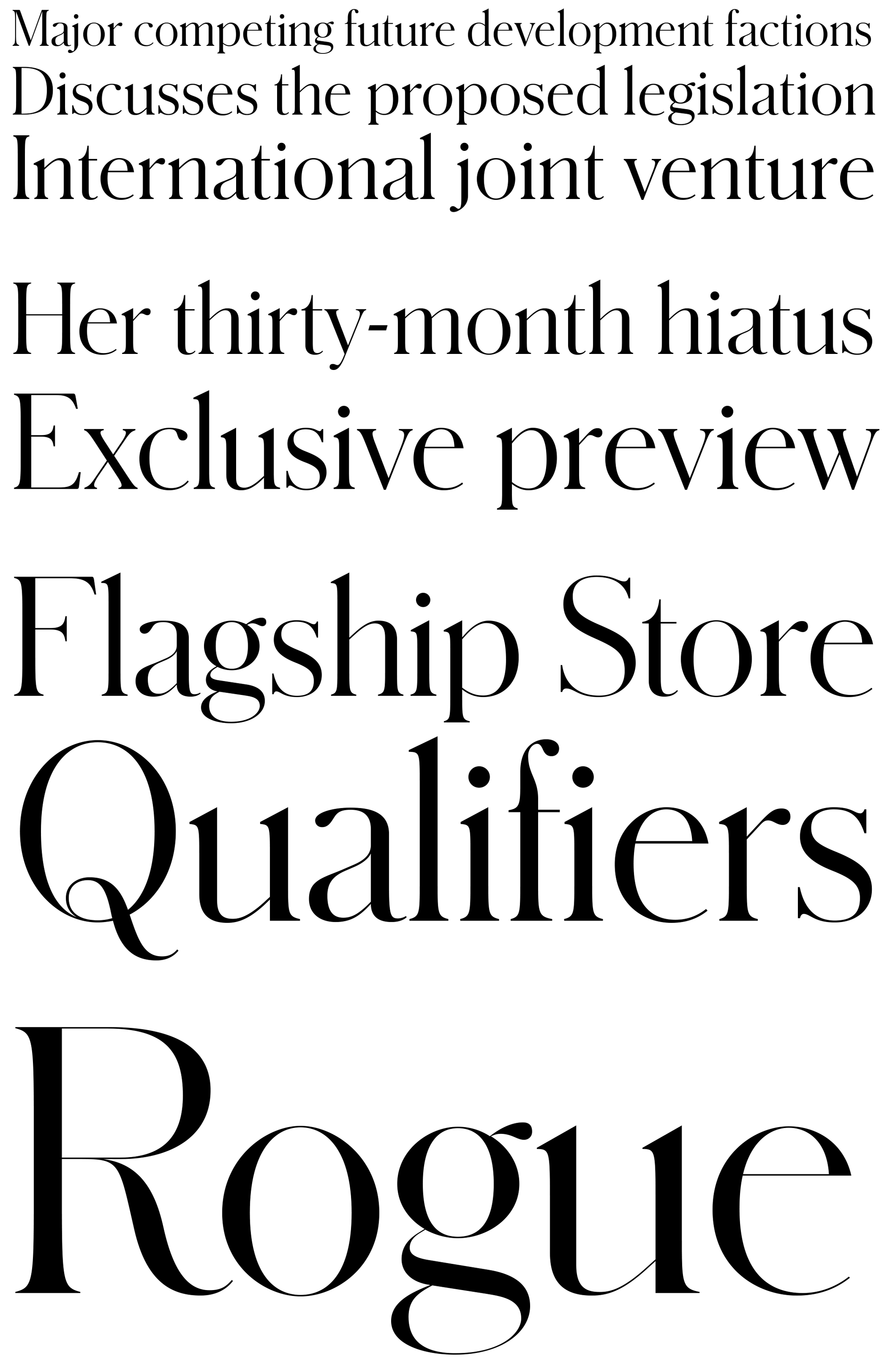 Muestra tipográfica