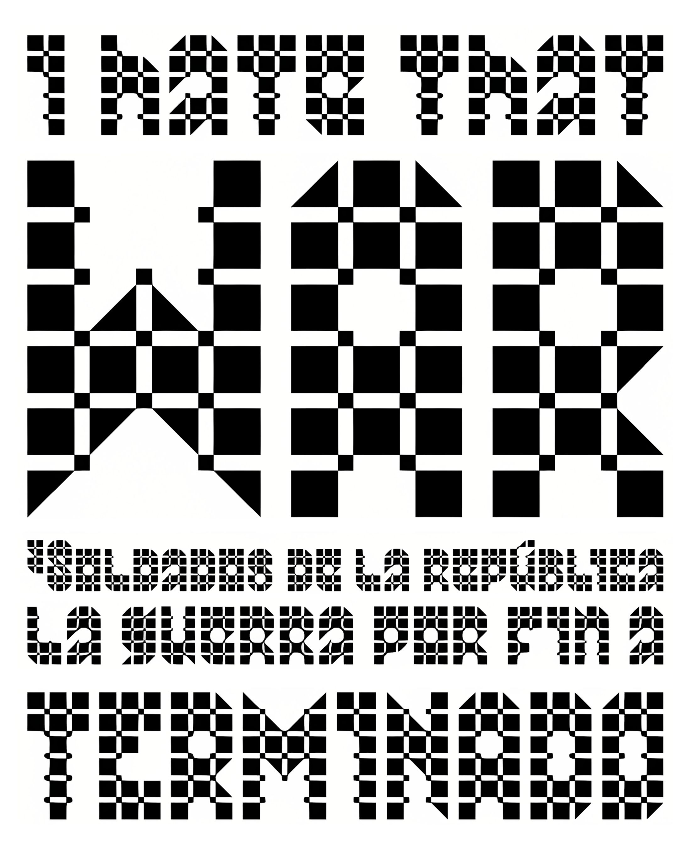 Muestra tipográfica