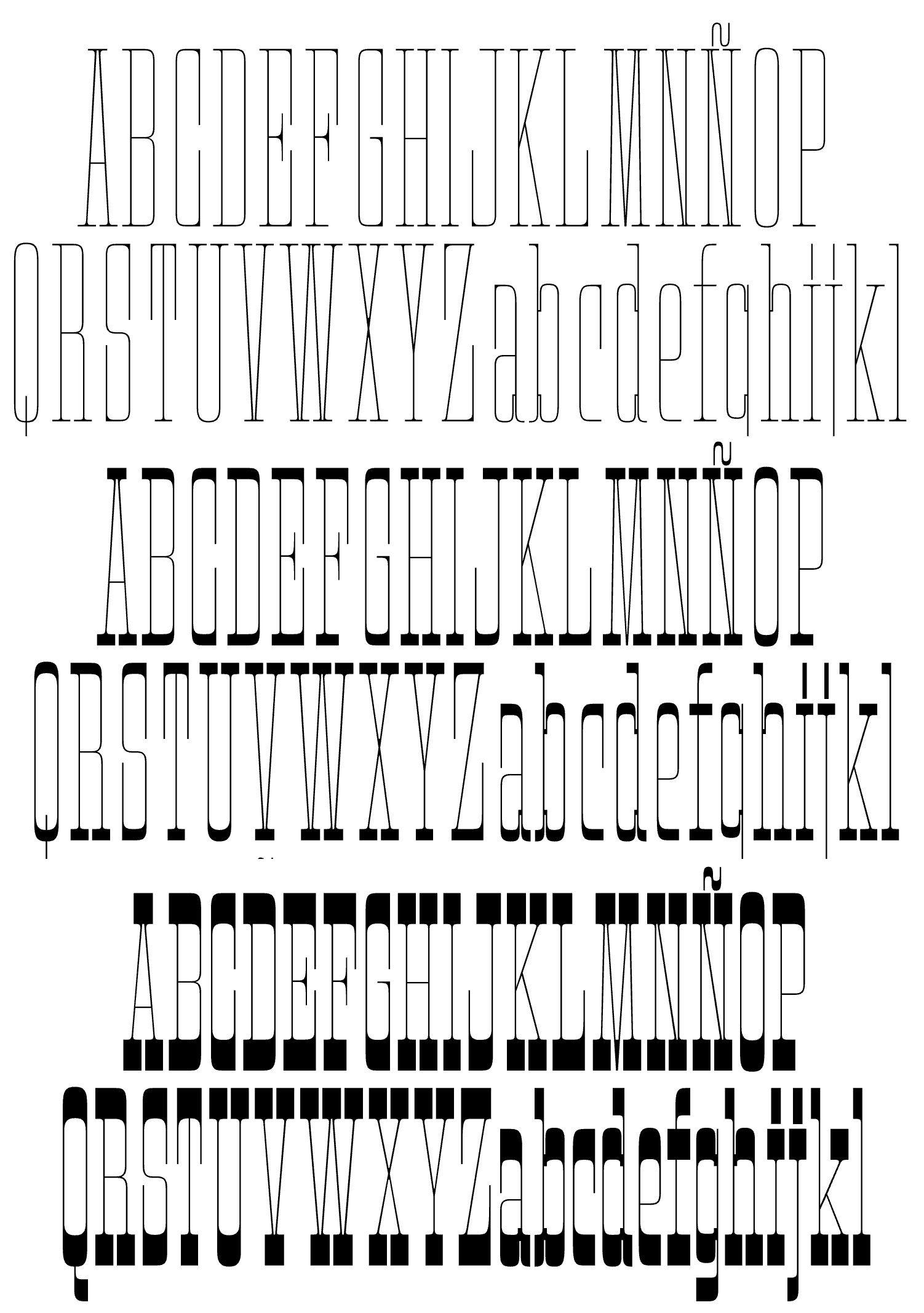 Muestra tipográfica