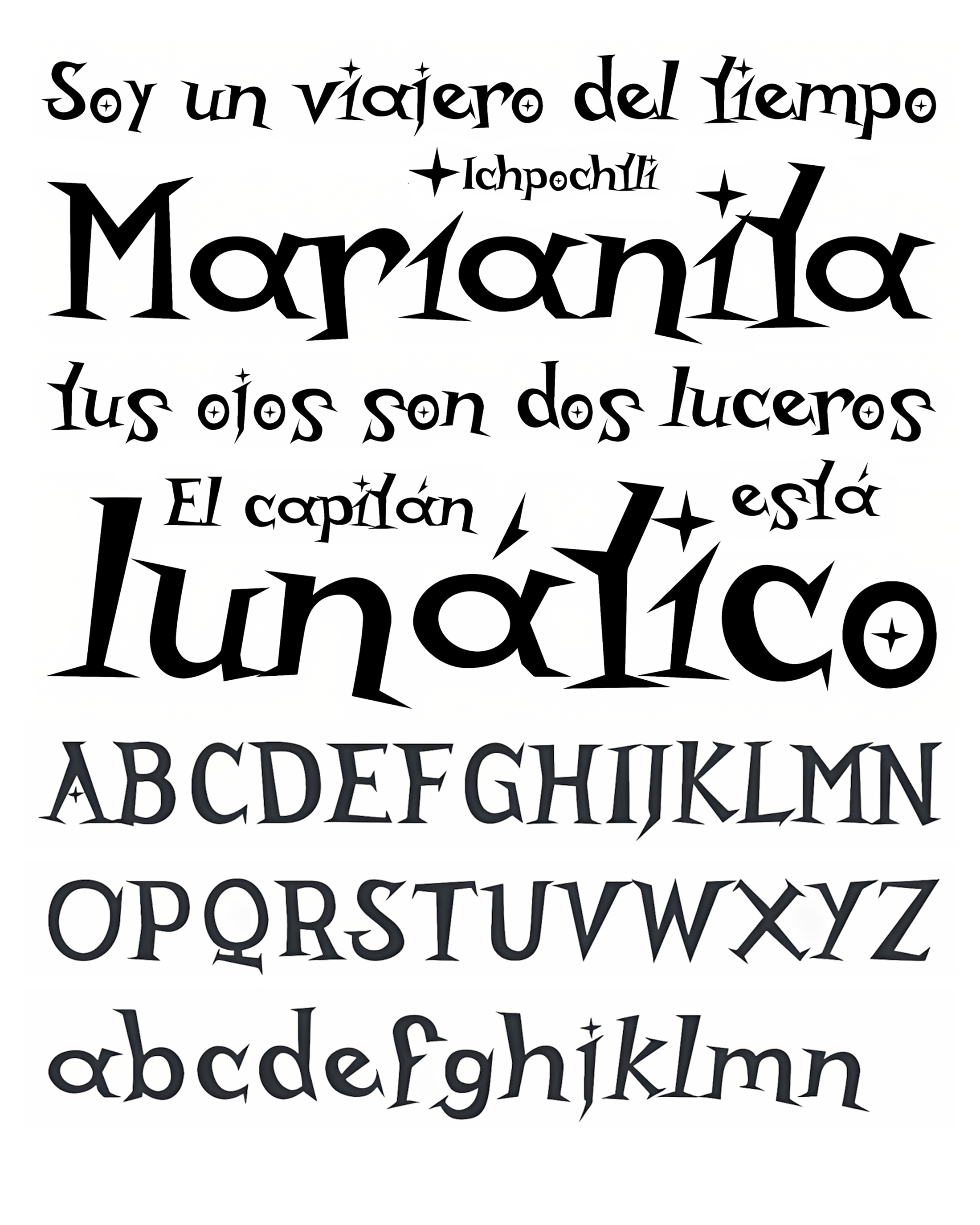 Muestra tipográfica