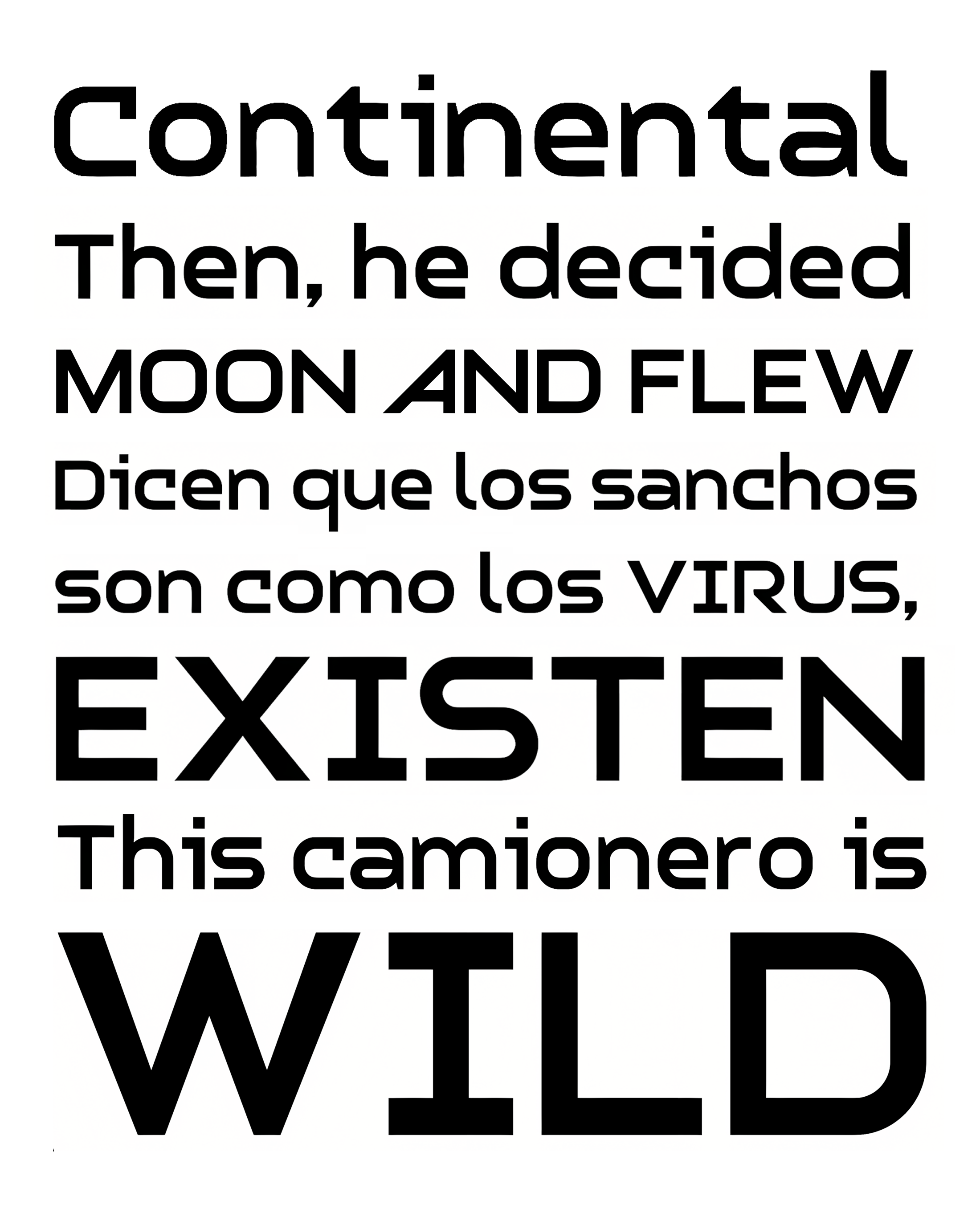 Muestra tipográfica