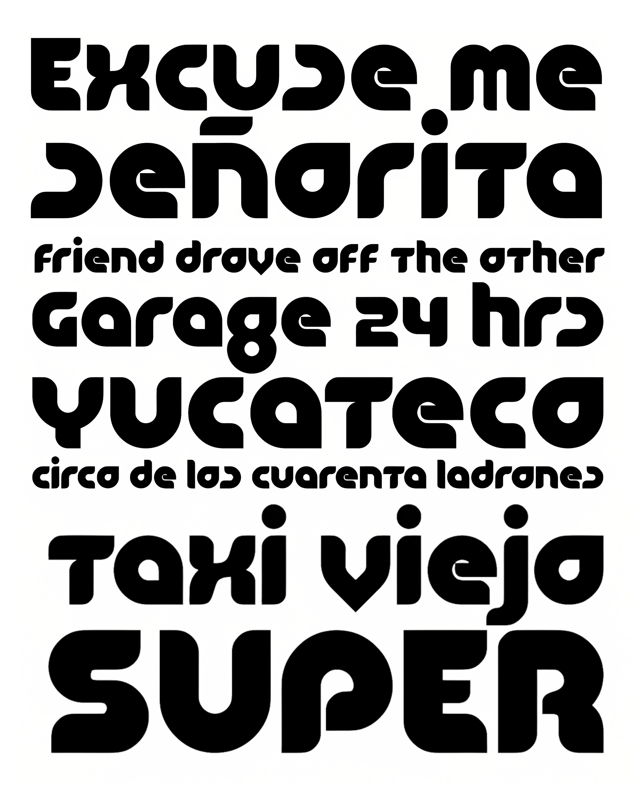 Muestra tipográfica