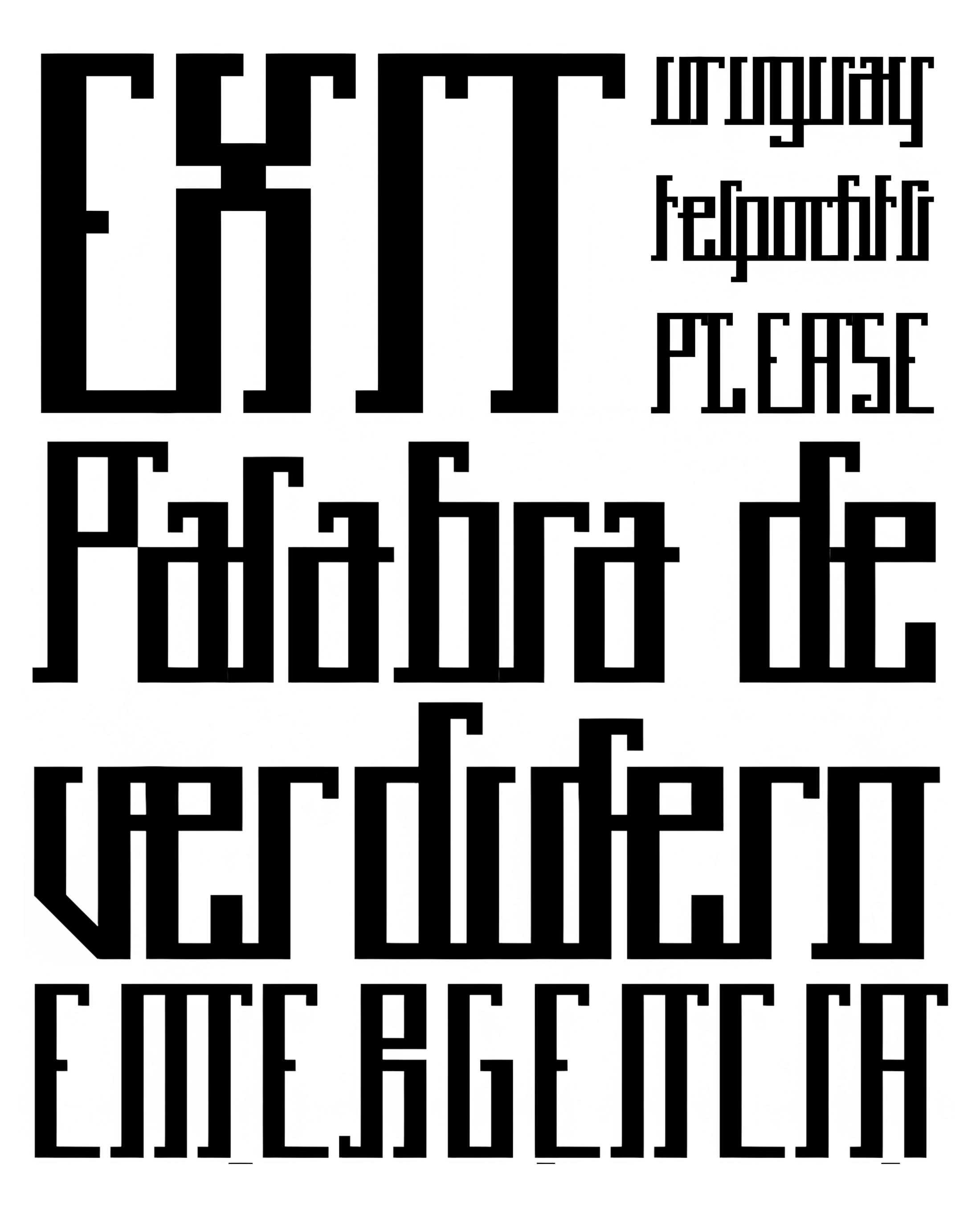 Muestra tipográfica