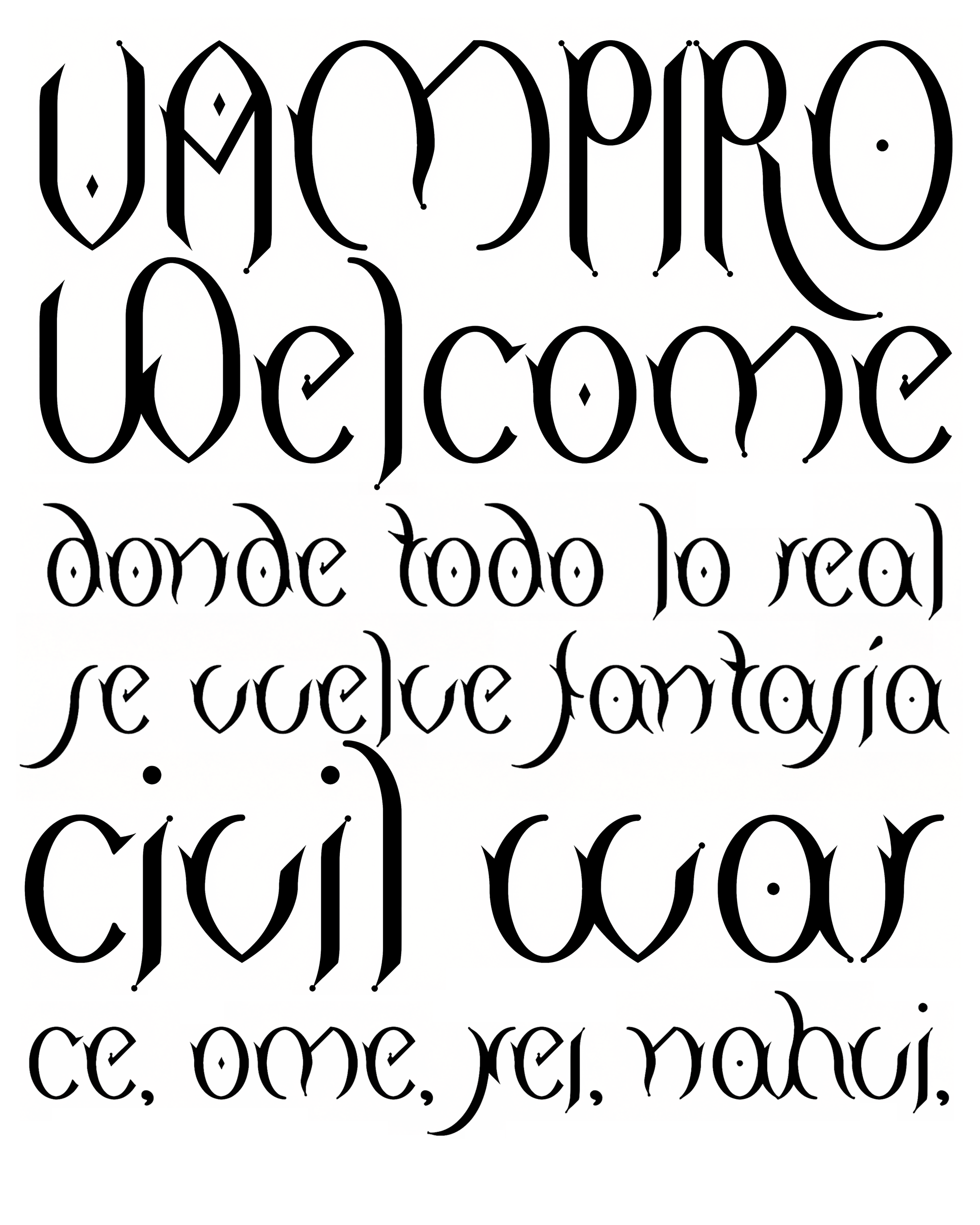 Muestra tipográfica