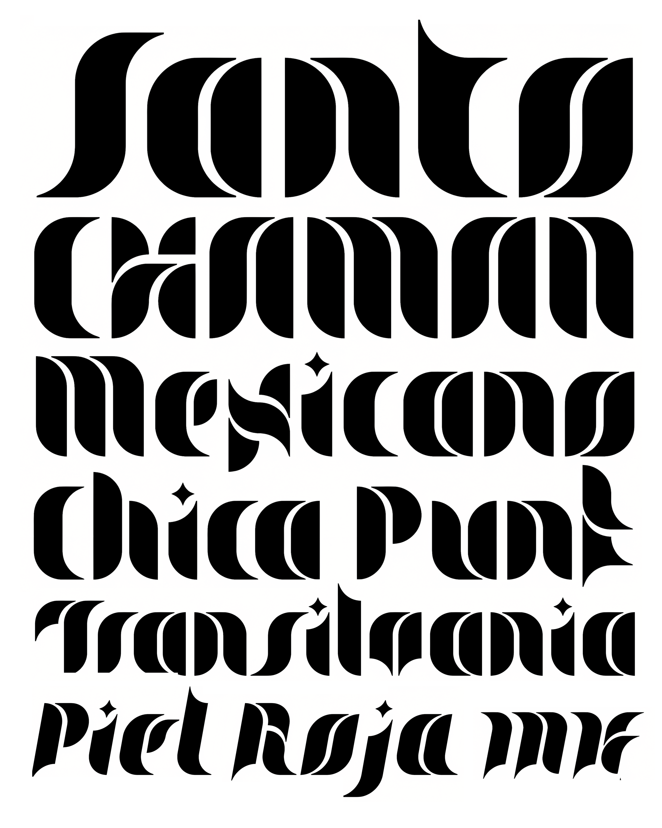 Muestra tipográfica