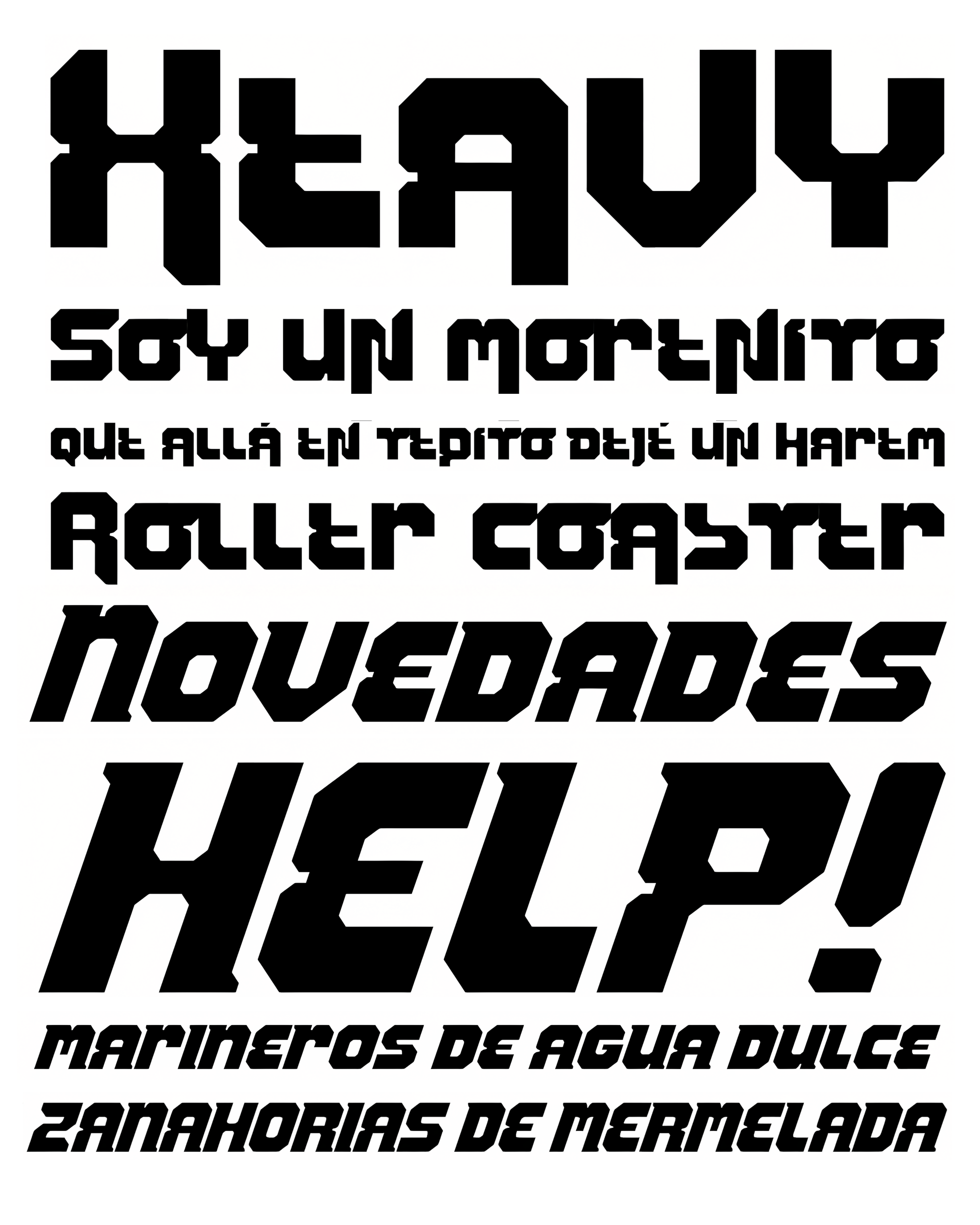 Muestra tipográfica