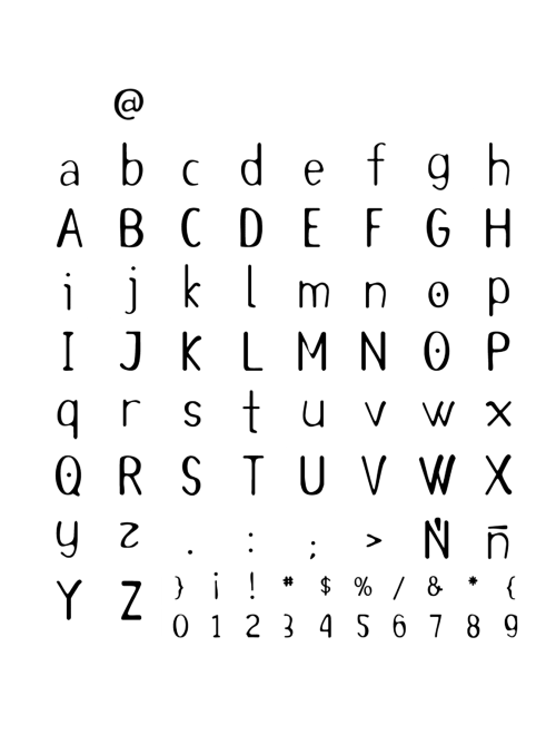 Chida font