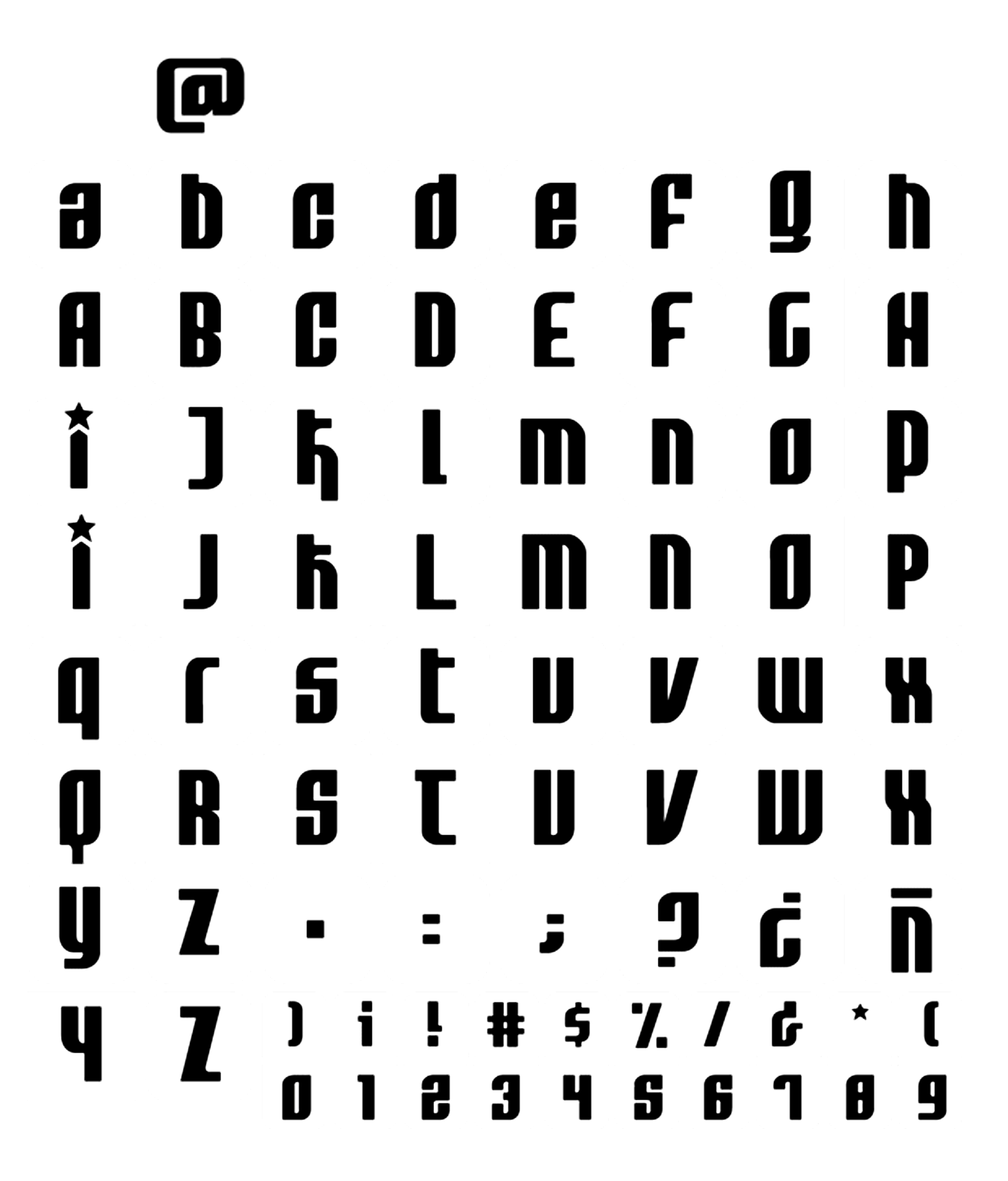 Muestra tipográfica