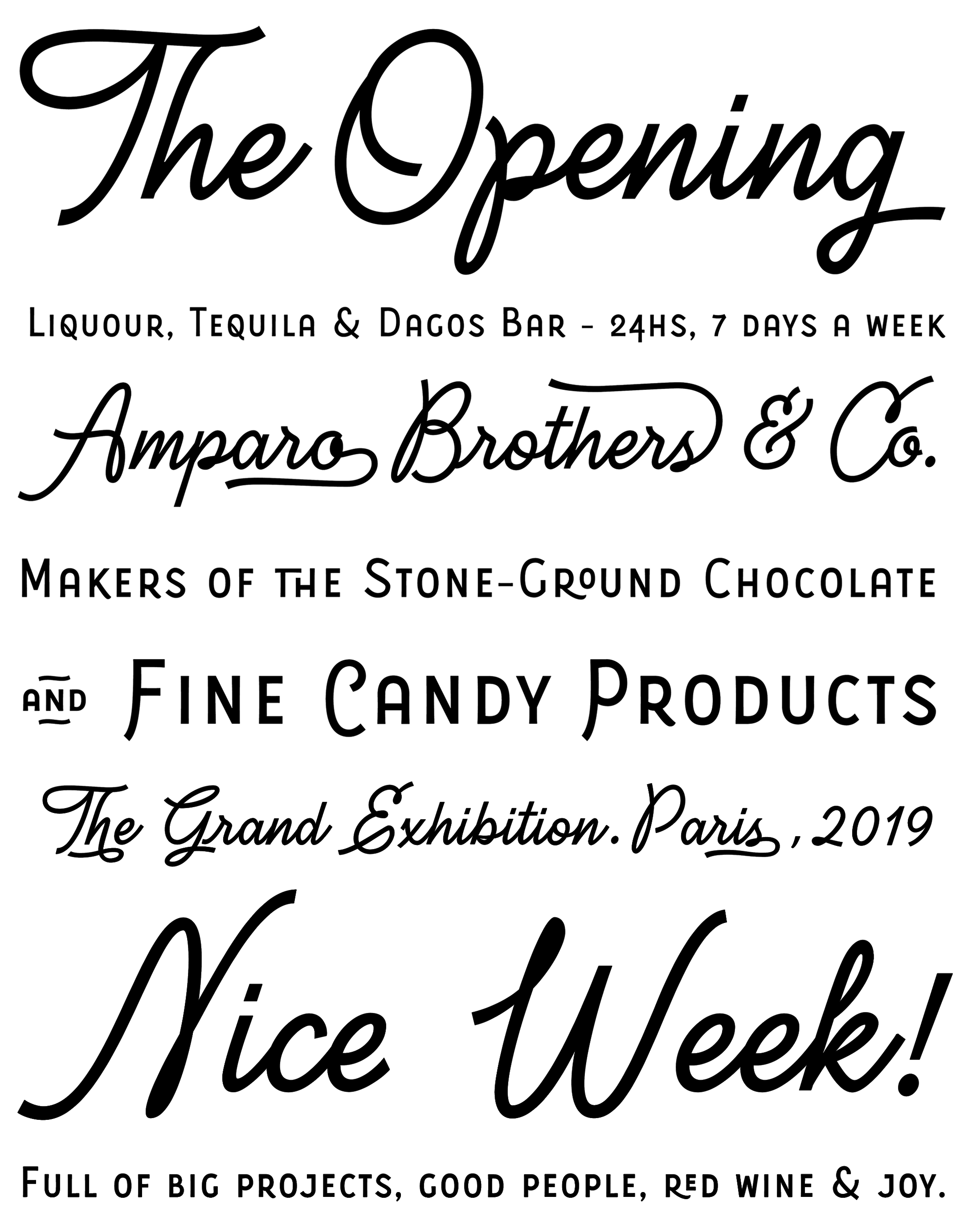 Muestra tipográfica