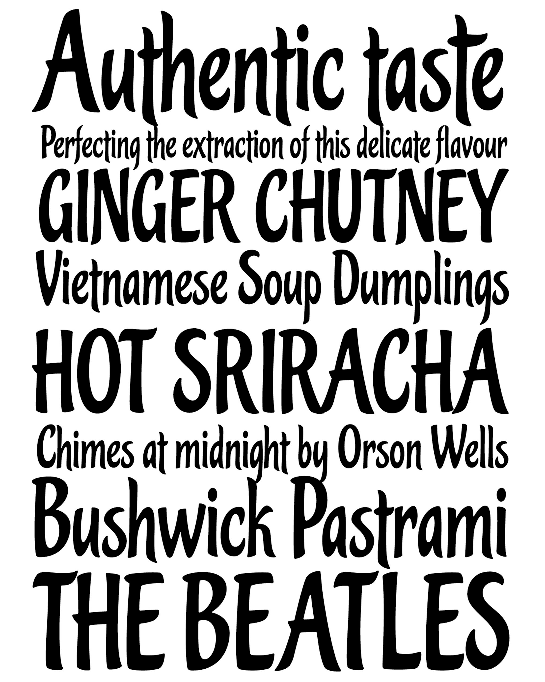 Muestra tipográfica