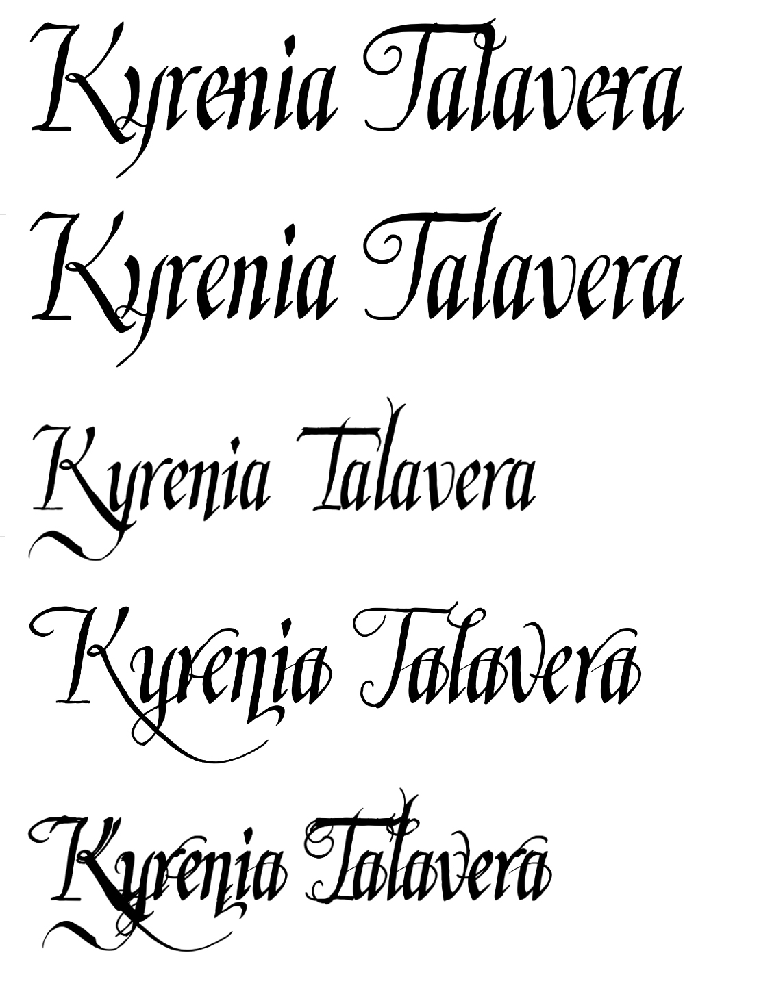 Muestra tipográfica