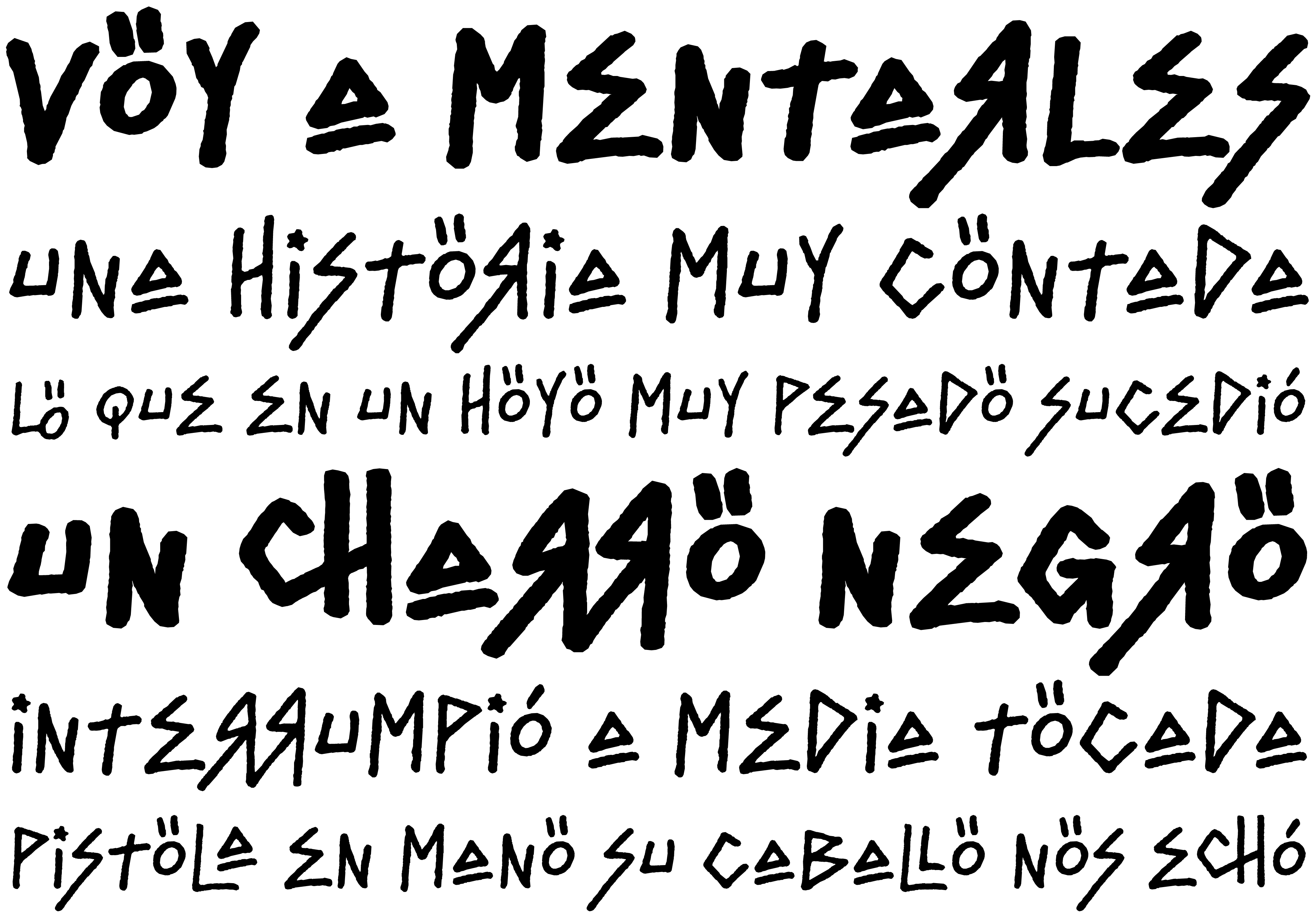 Muestra tipográfica