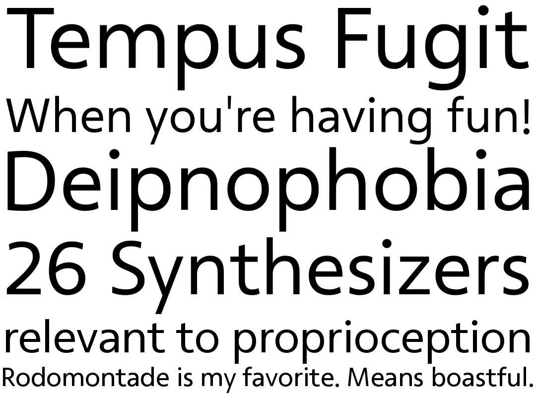 Muestra tipográfica