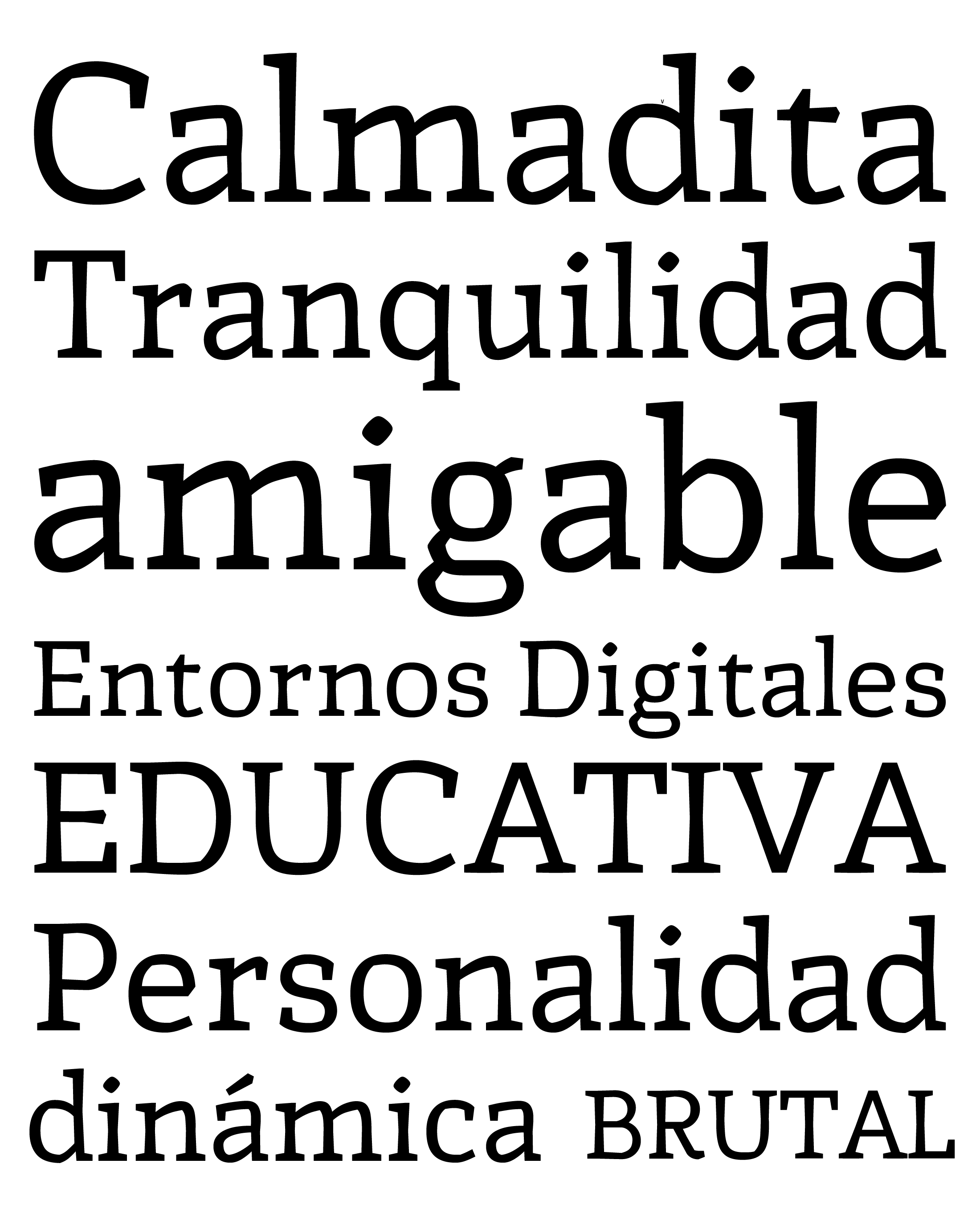 Muestra tipográfica