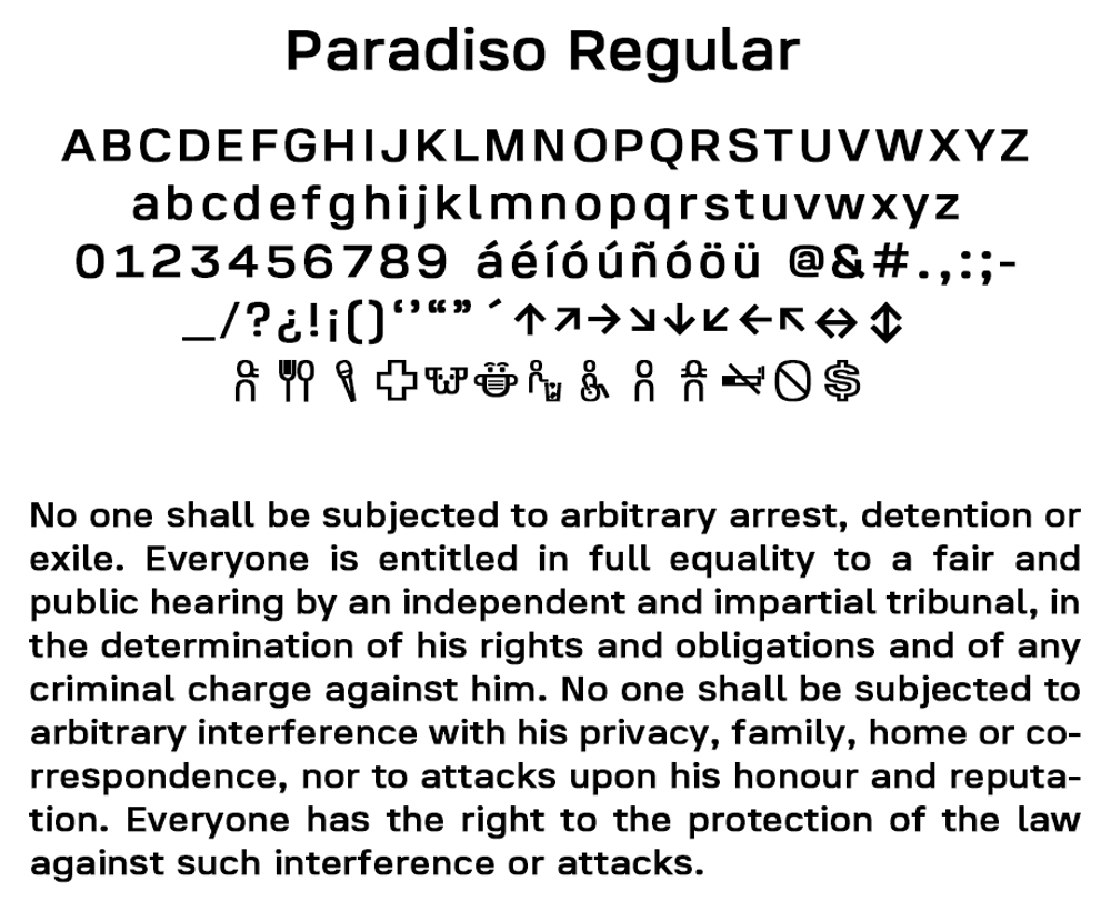 Muestra tipográfica