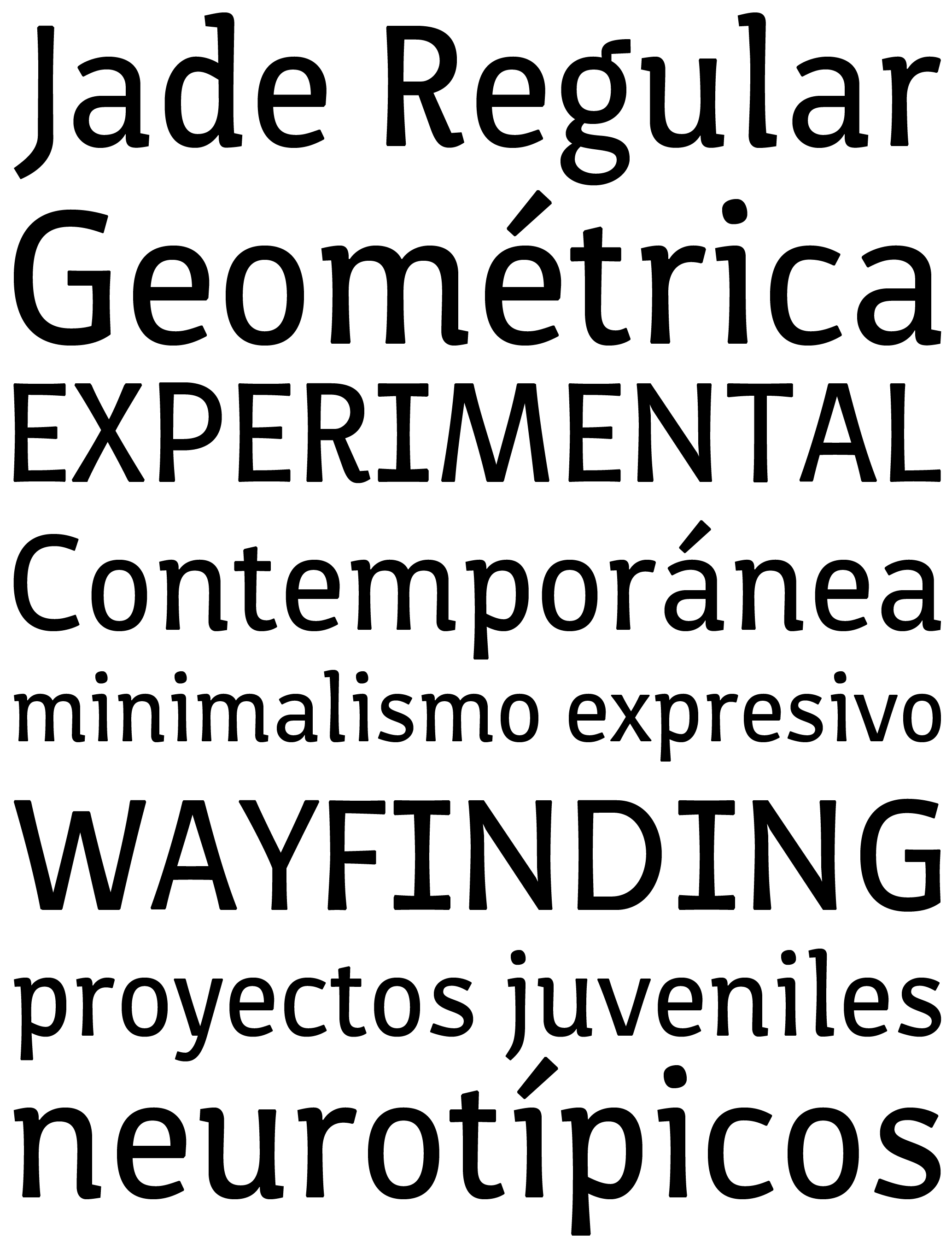 Muestra tipográfica