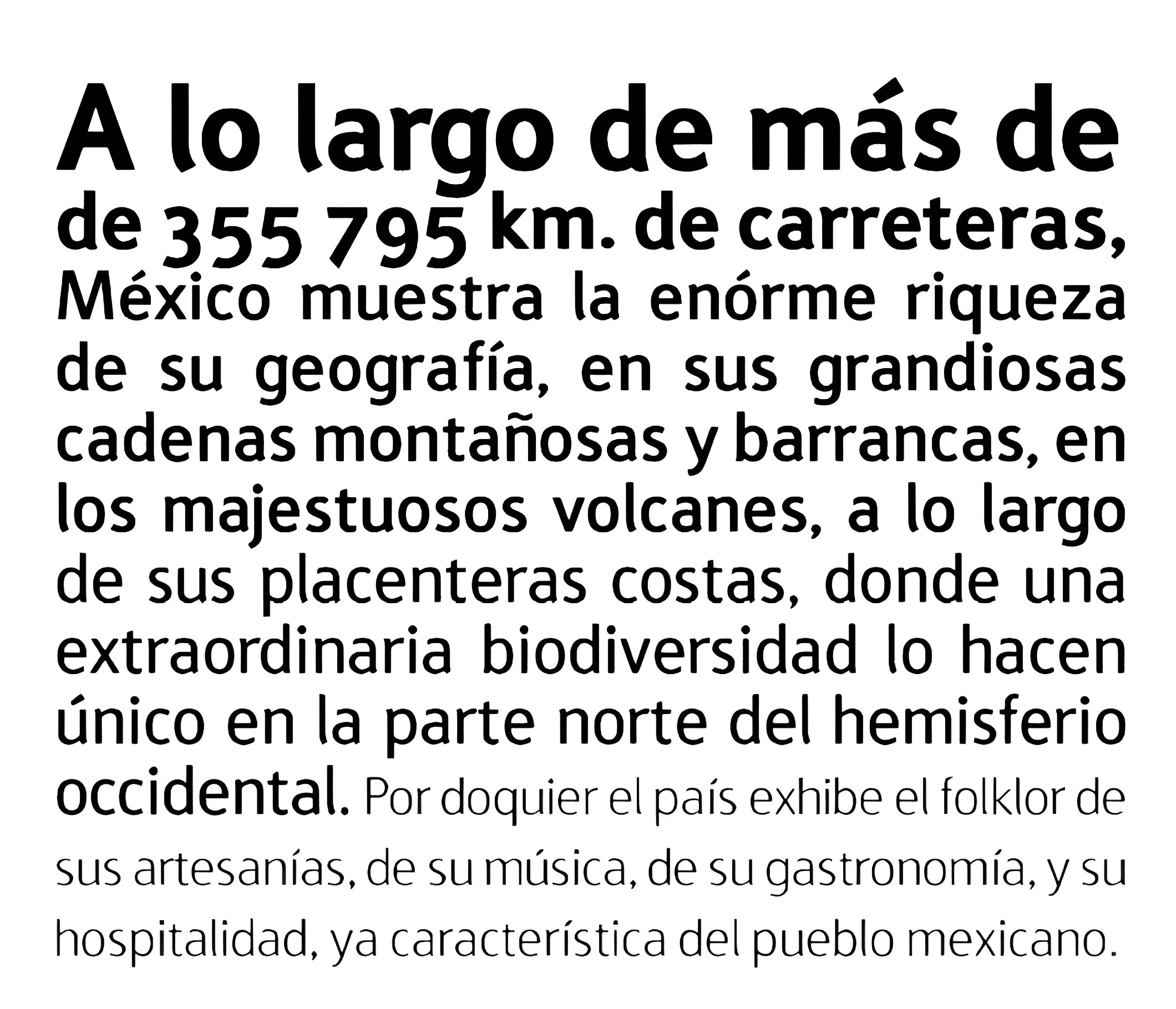 Muestra tipográfica