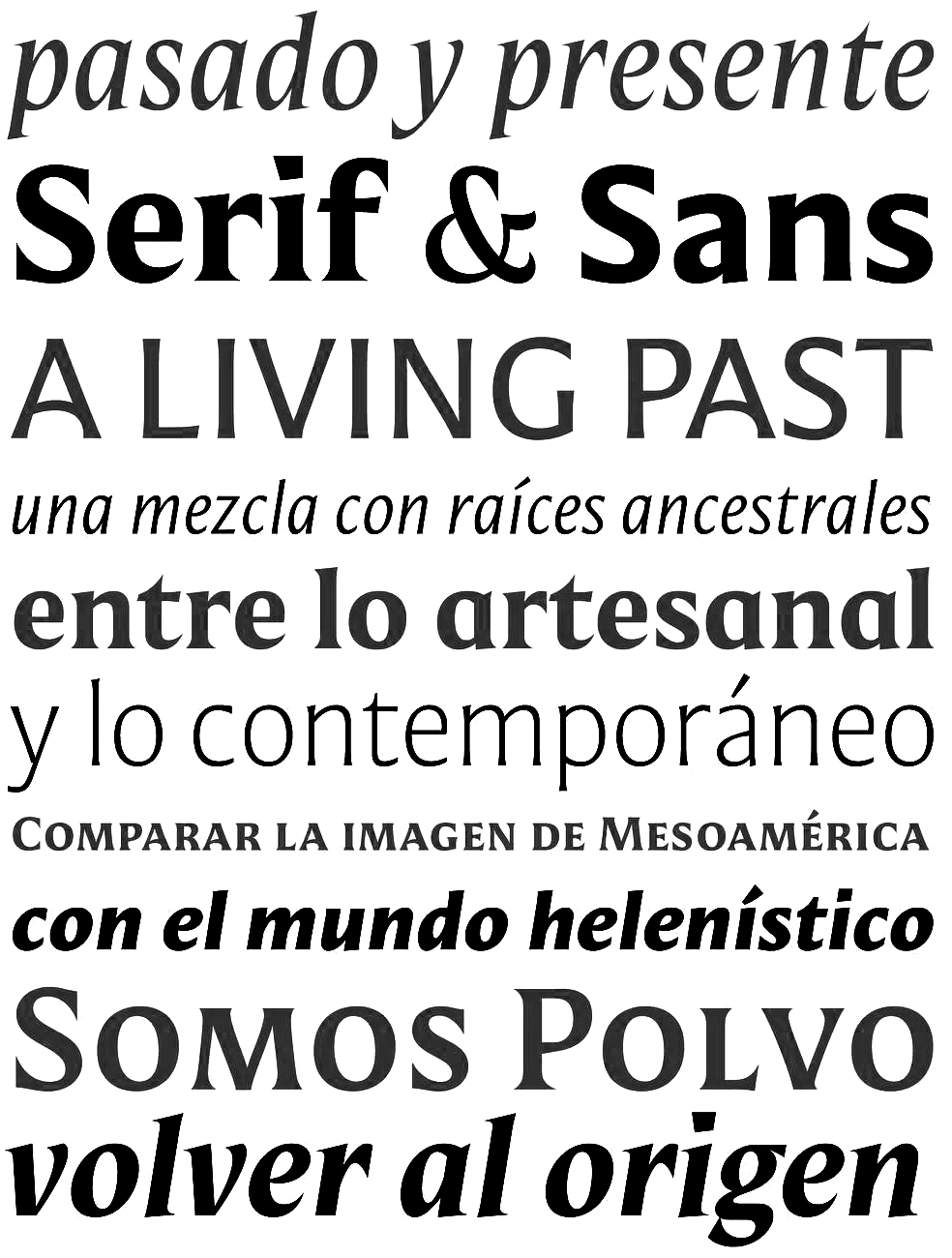 Muestra tipográfica