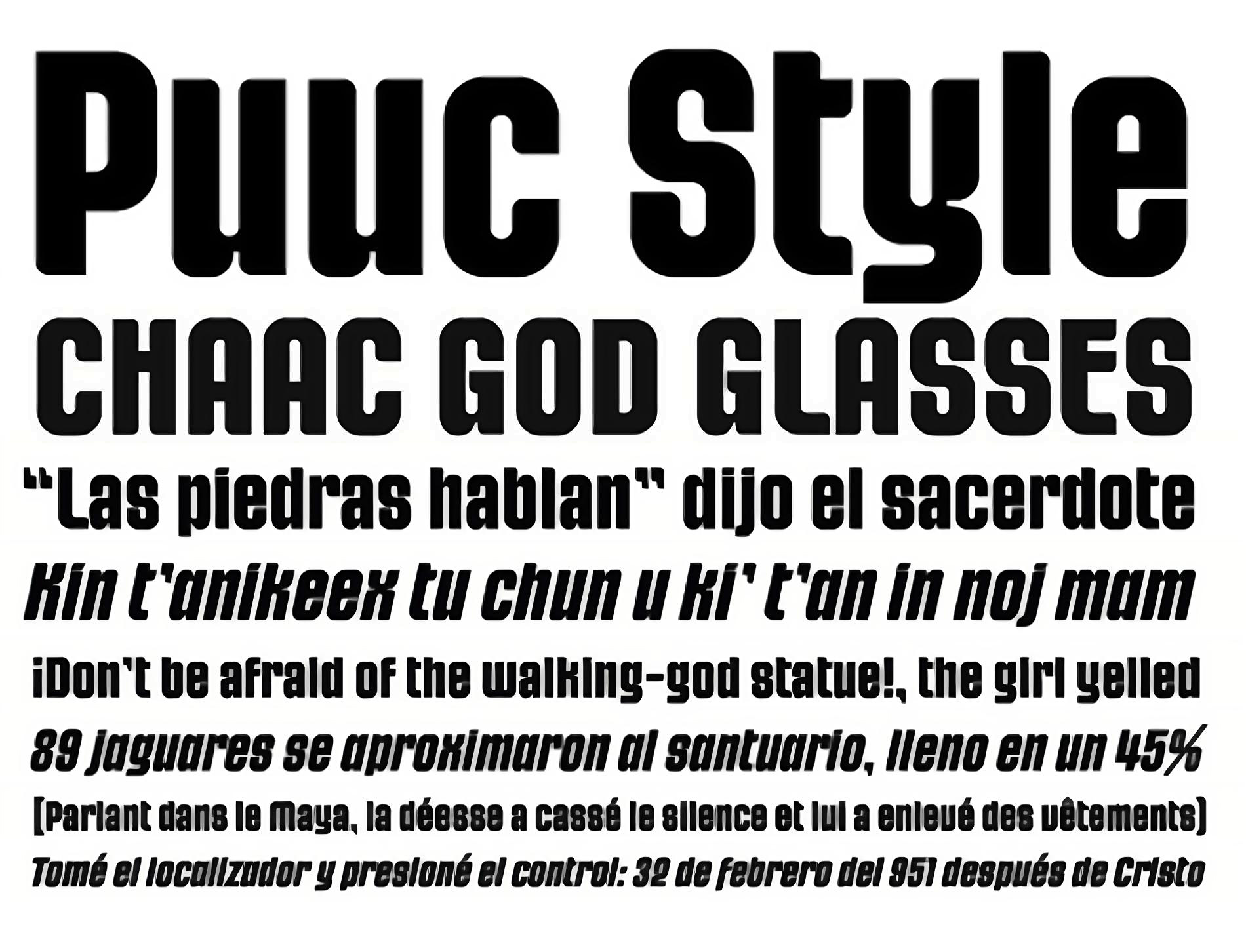 Muestra tipográfica