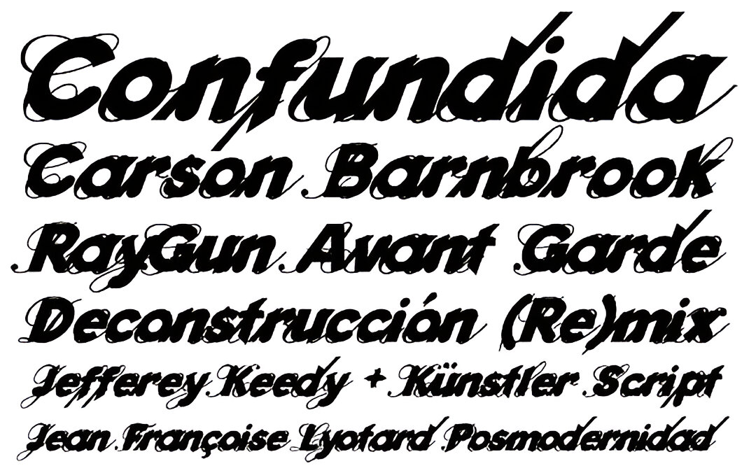 Muestra tipográfica