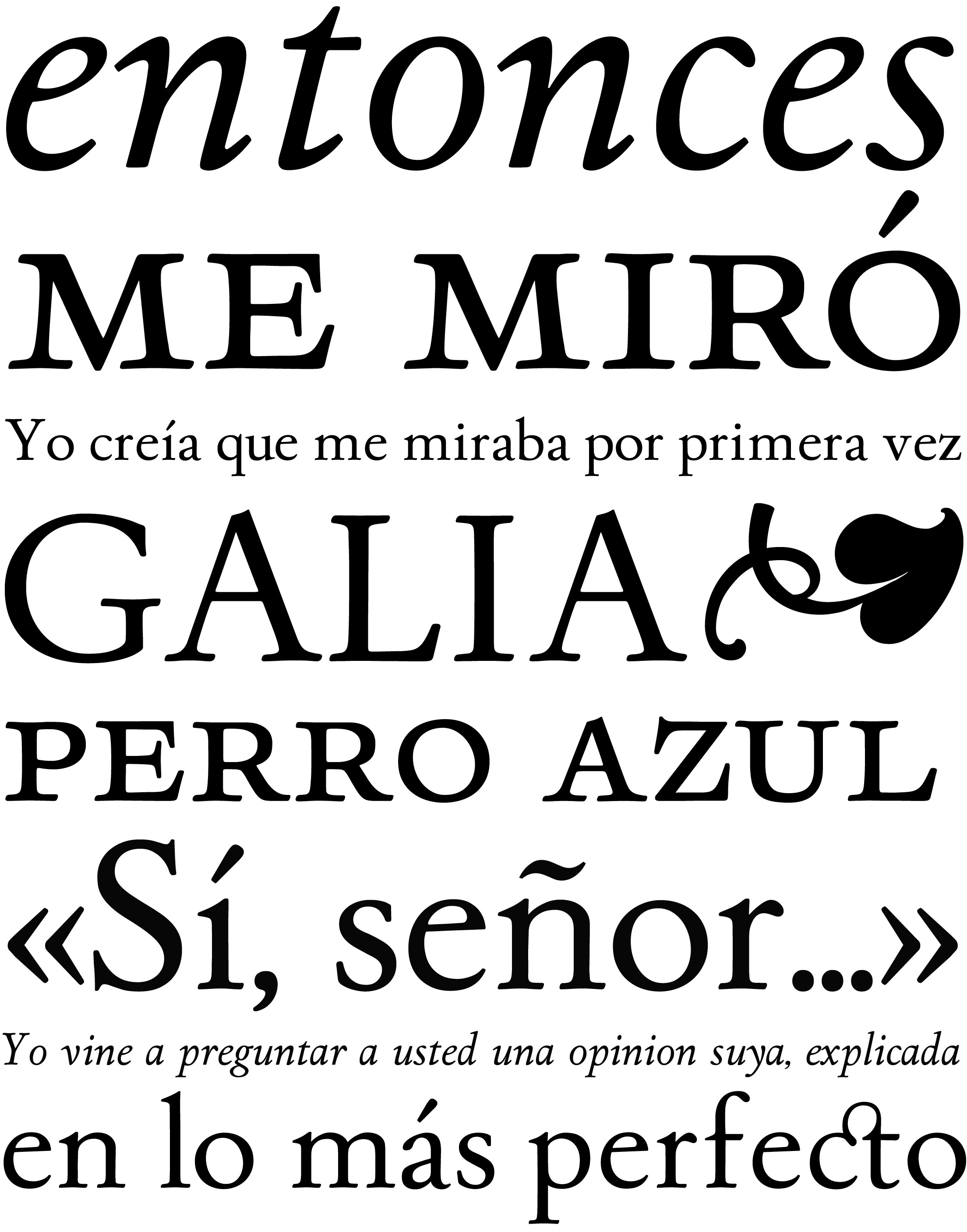 Muestra tipográfica