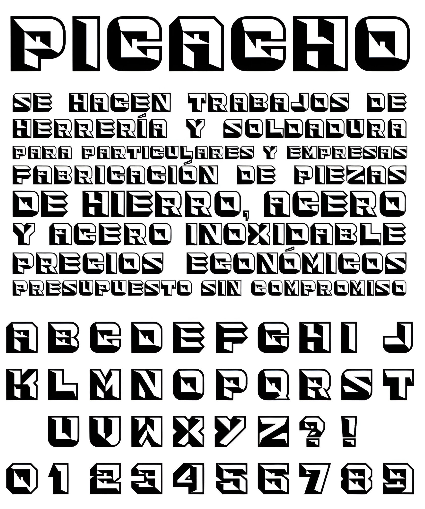 Muestra tipográfica