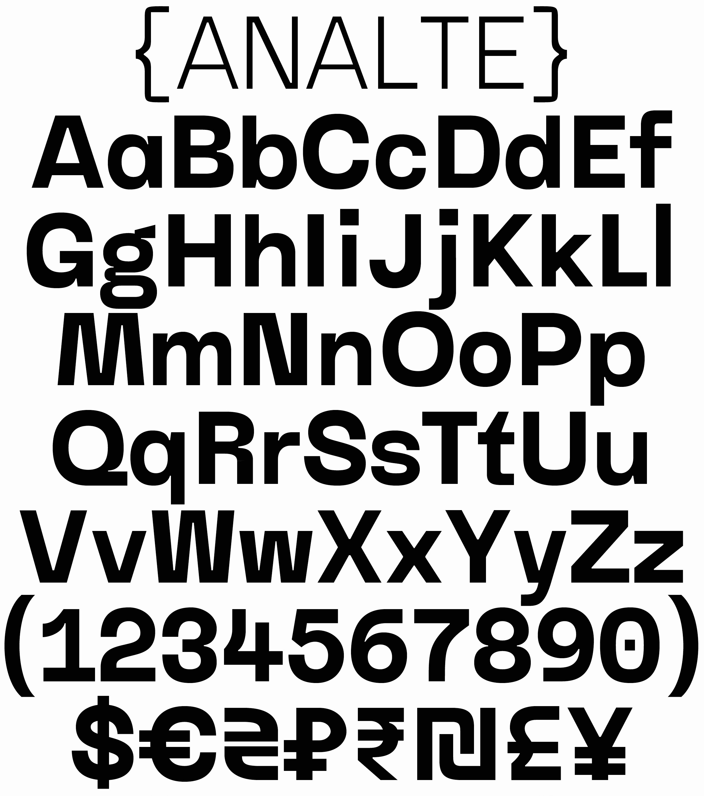 Muestra tipográfica