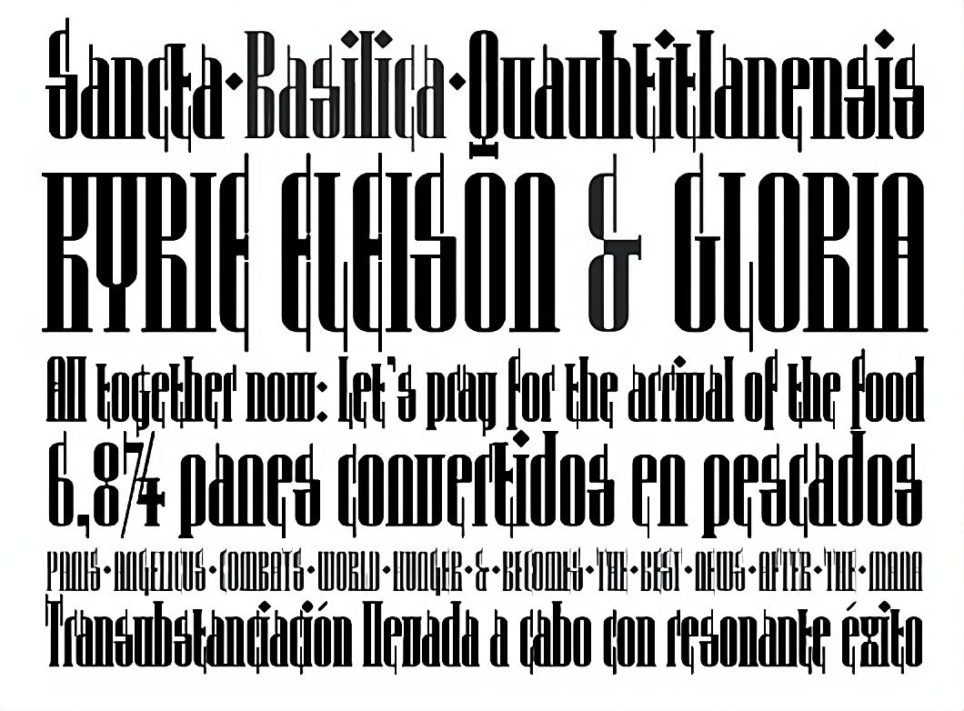 Muestra tipográfica