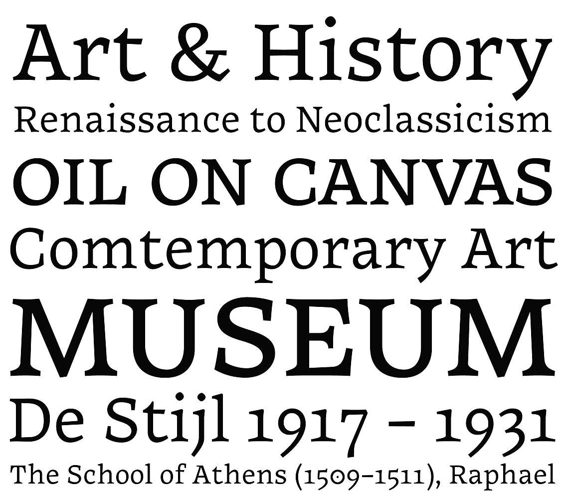 Muestra tipográfica