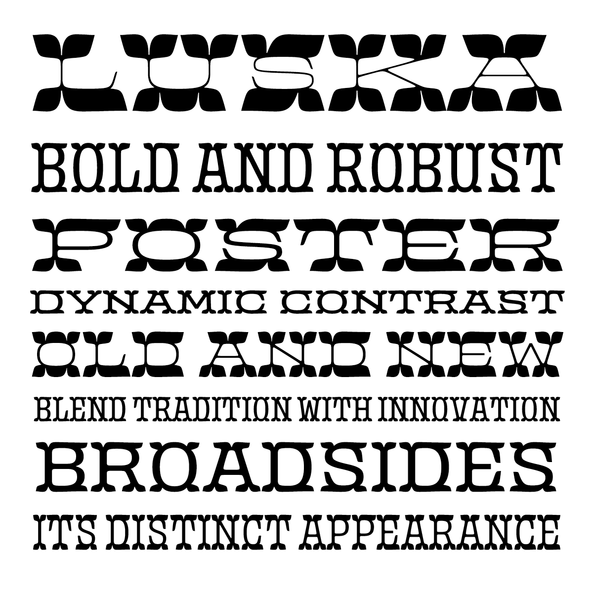 Muestra tipográfica