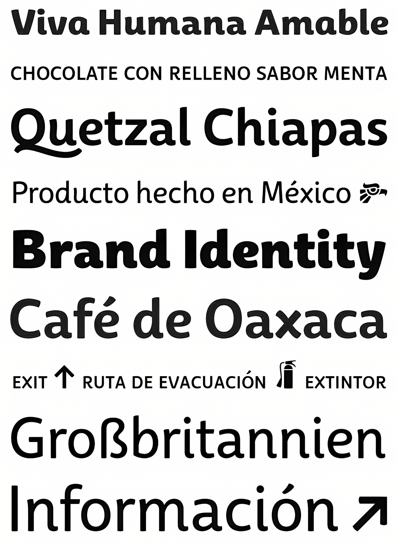 Muestra tipográfica