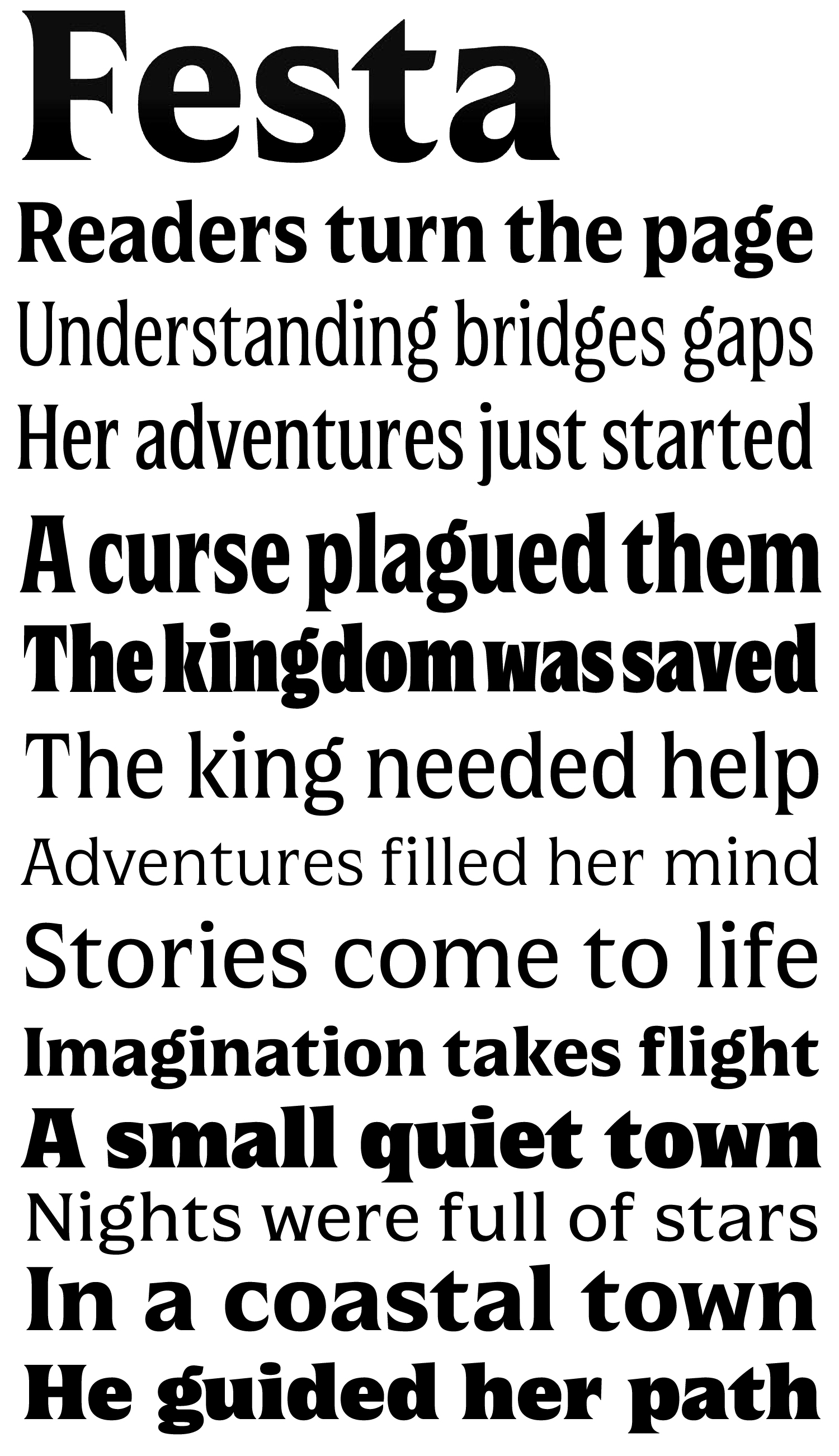 Muestra tipográfica