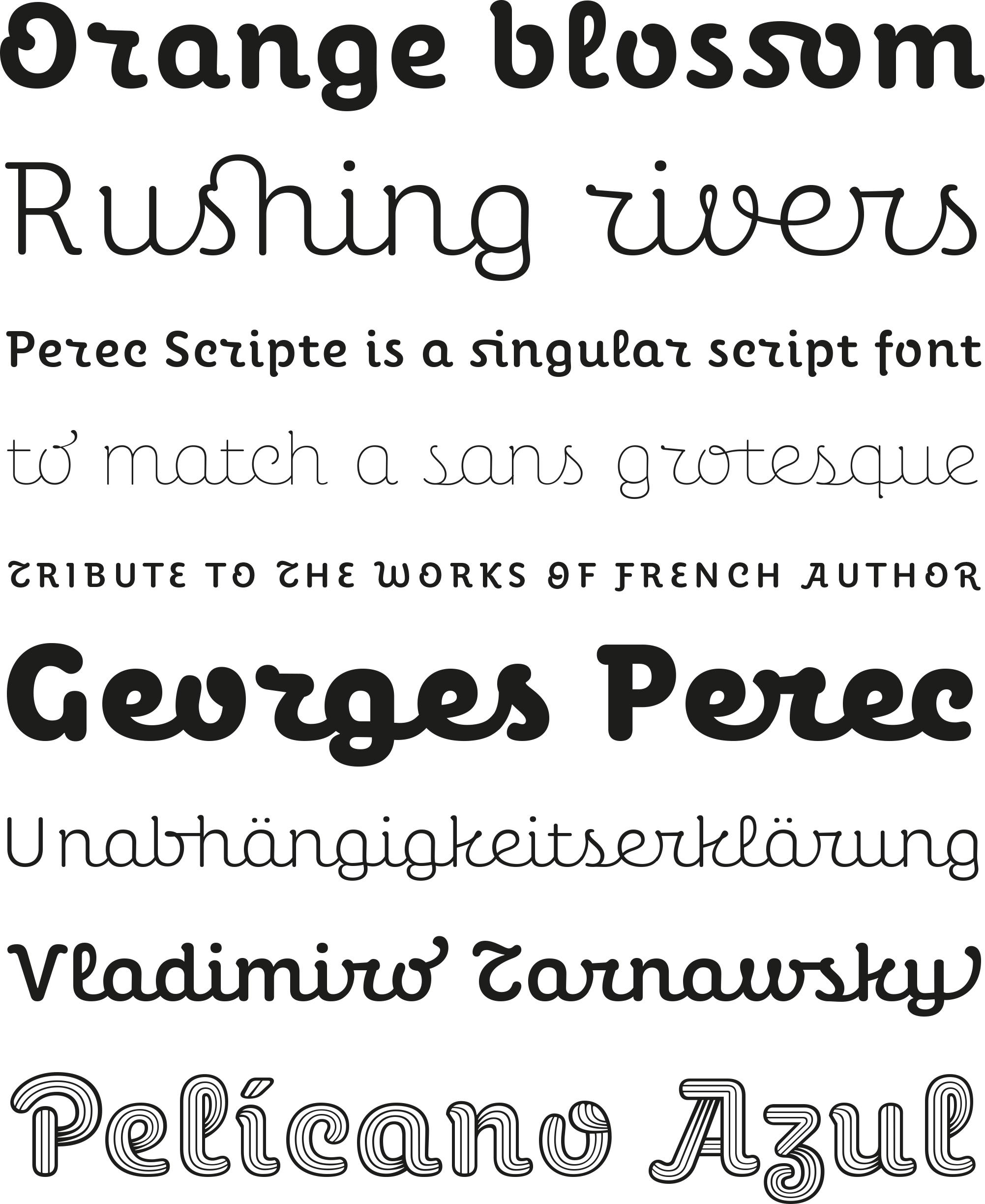 Muestra tipográfica