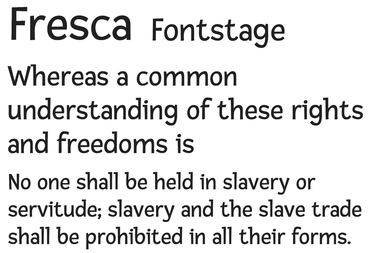 Muestra tipográfica