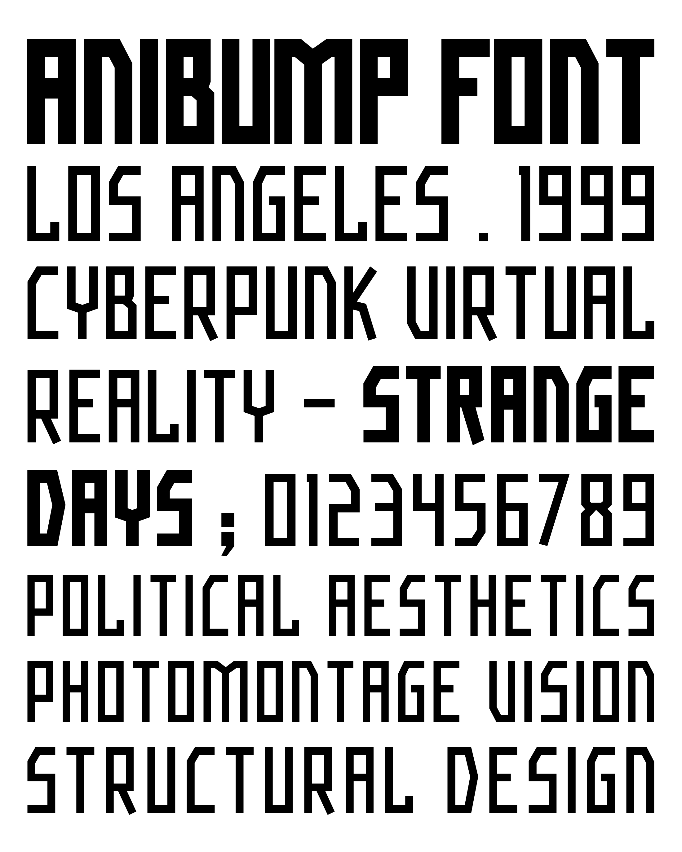 Muestra tipográfica