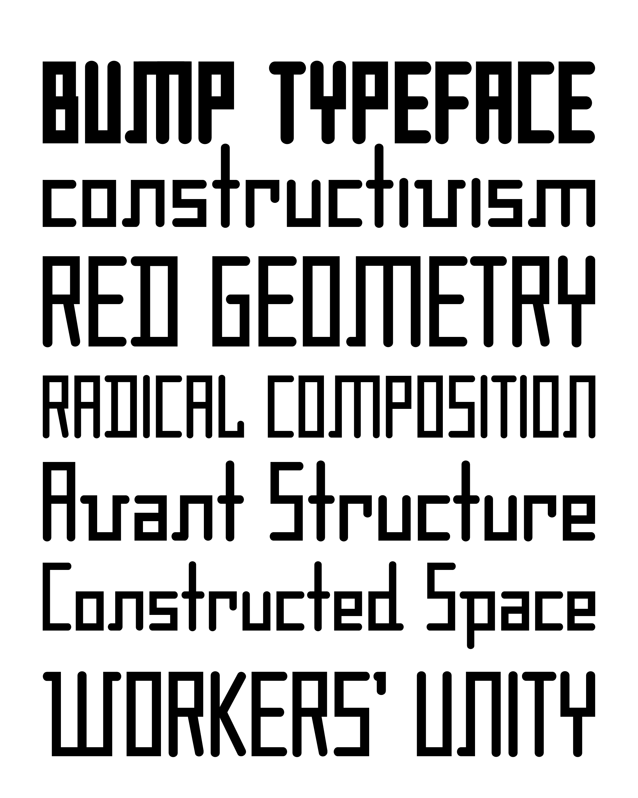 Muestra tipográfica