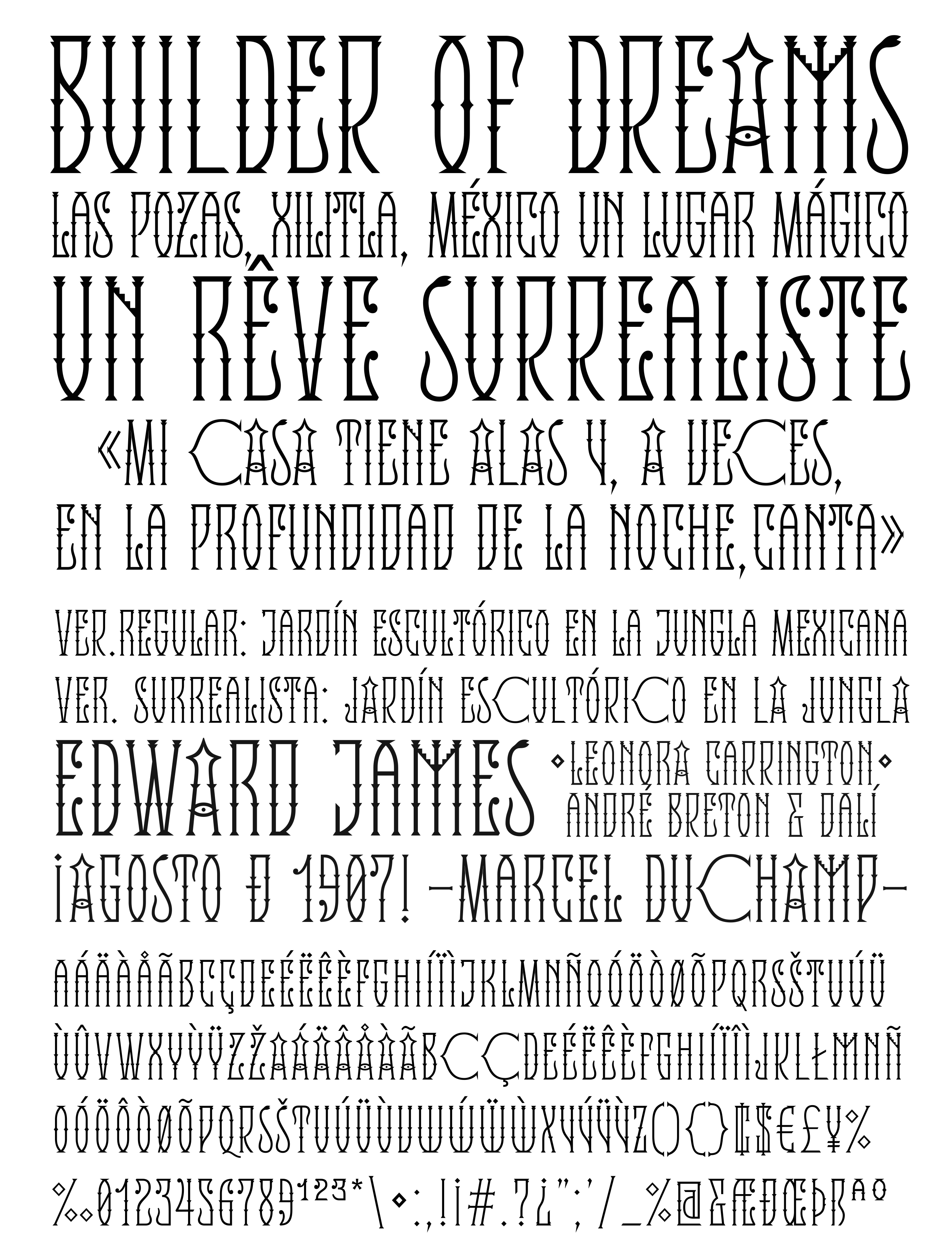 Muestra tipográfica