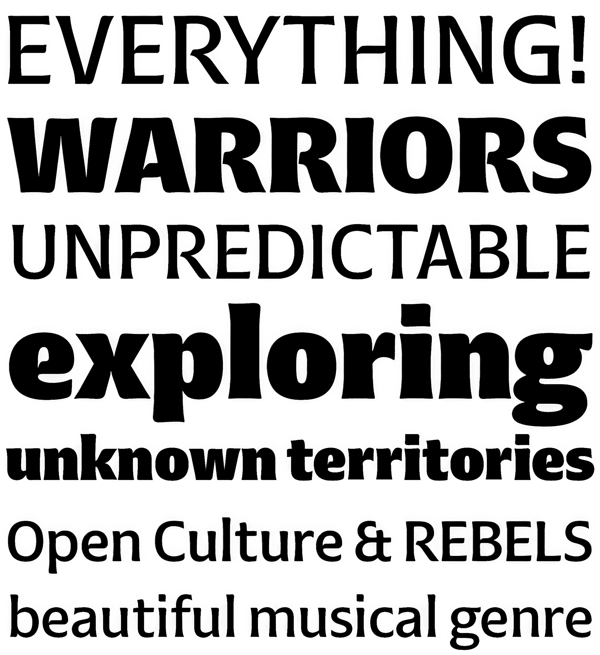 Muestra tipográfica