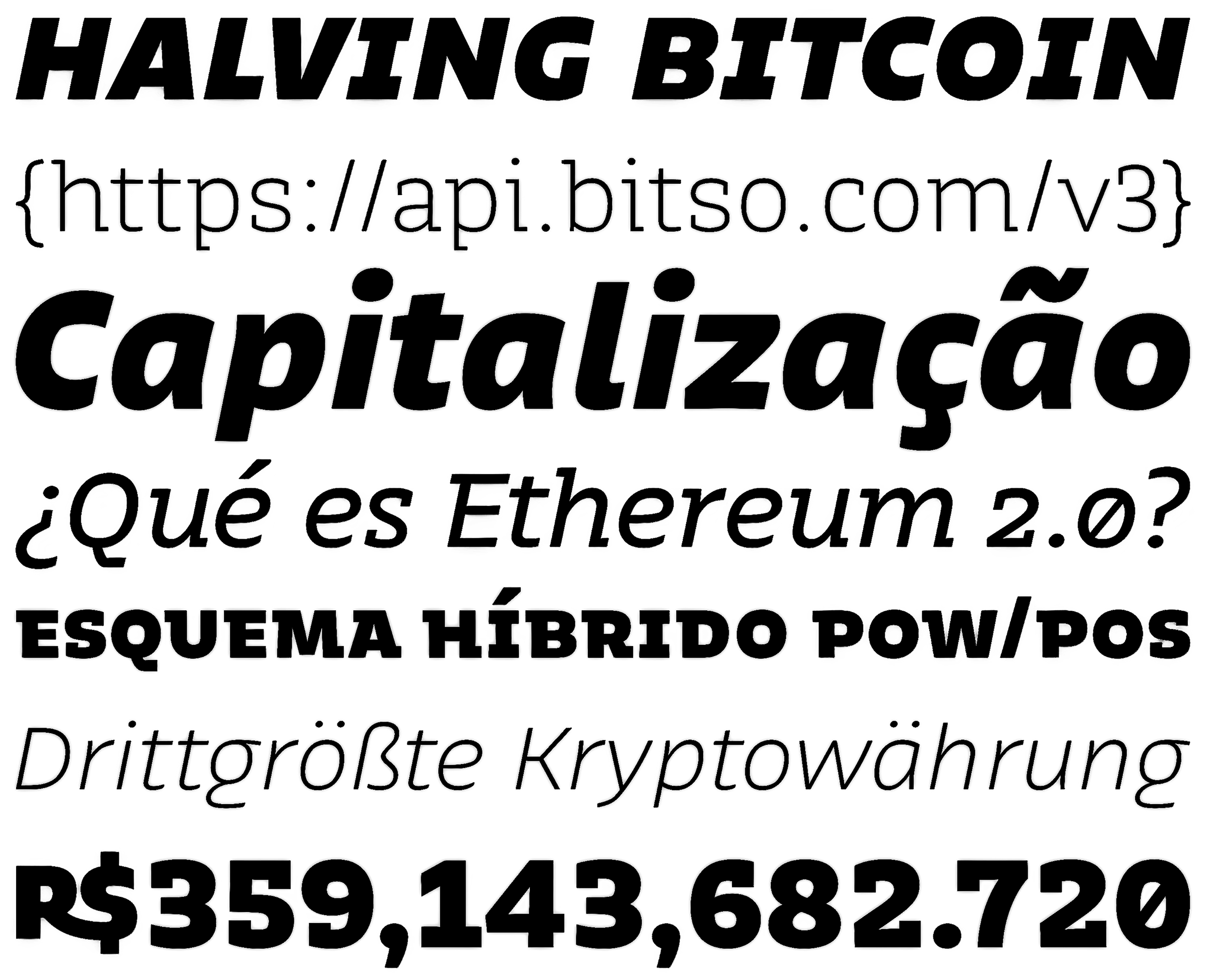 Muestra tipográfica