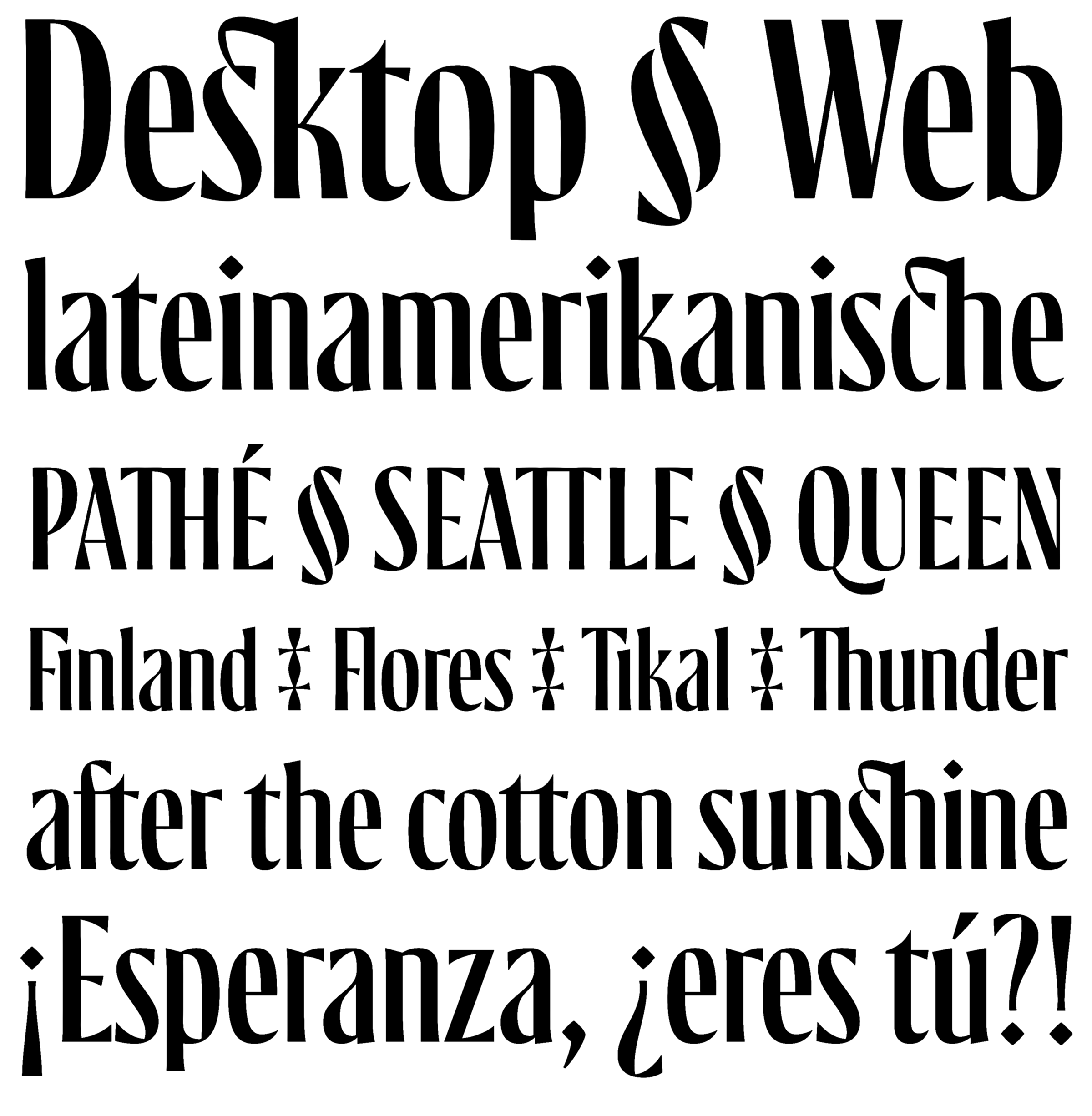 Muestra tipográfica