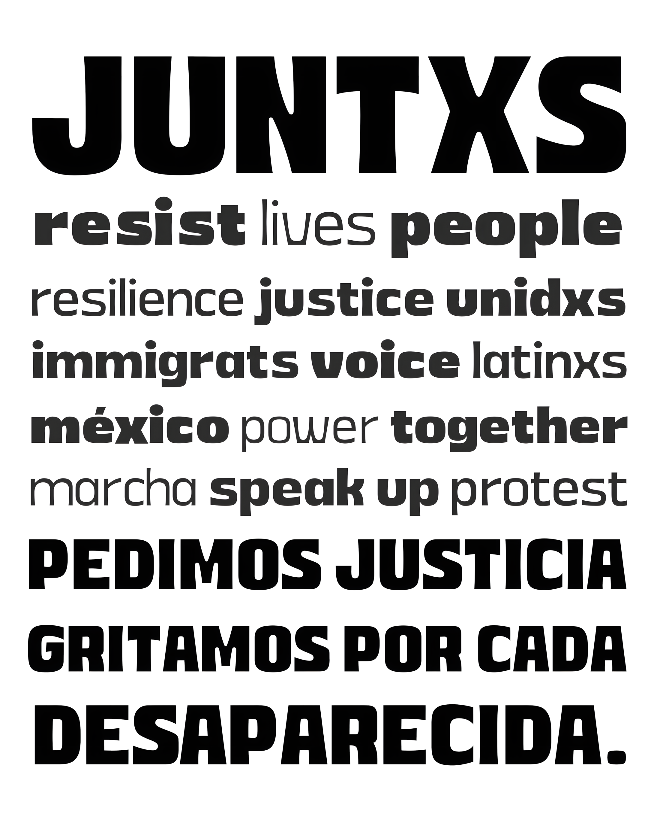 Muestra tipográfica