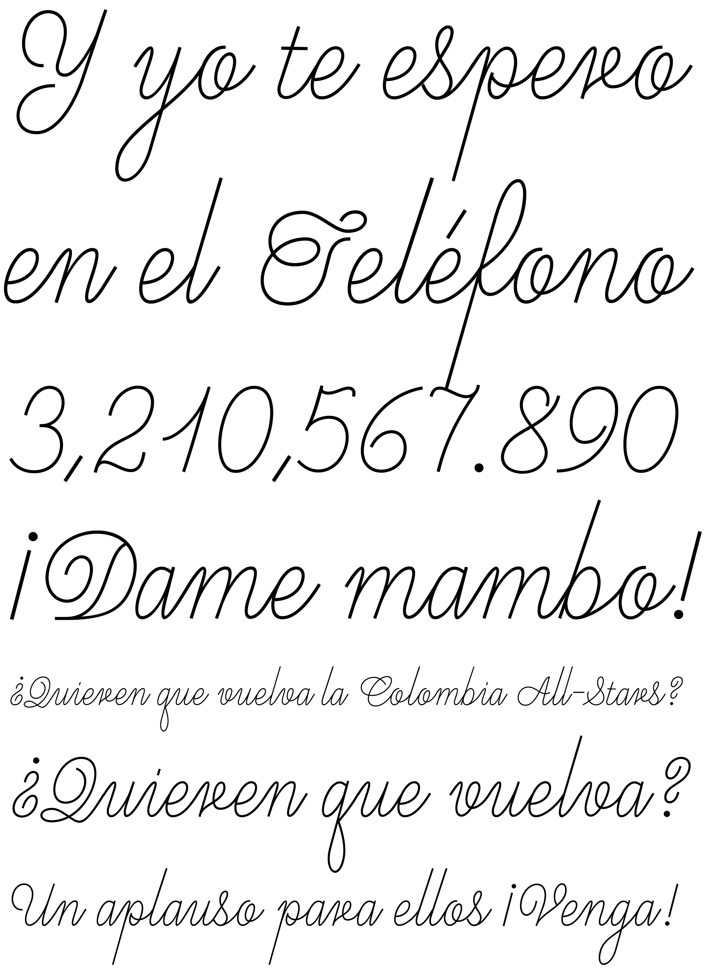 Muestra tipográfica