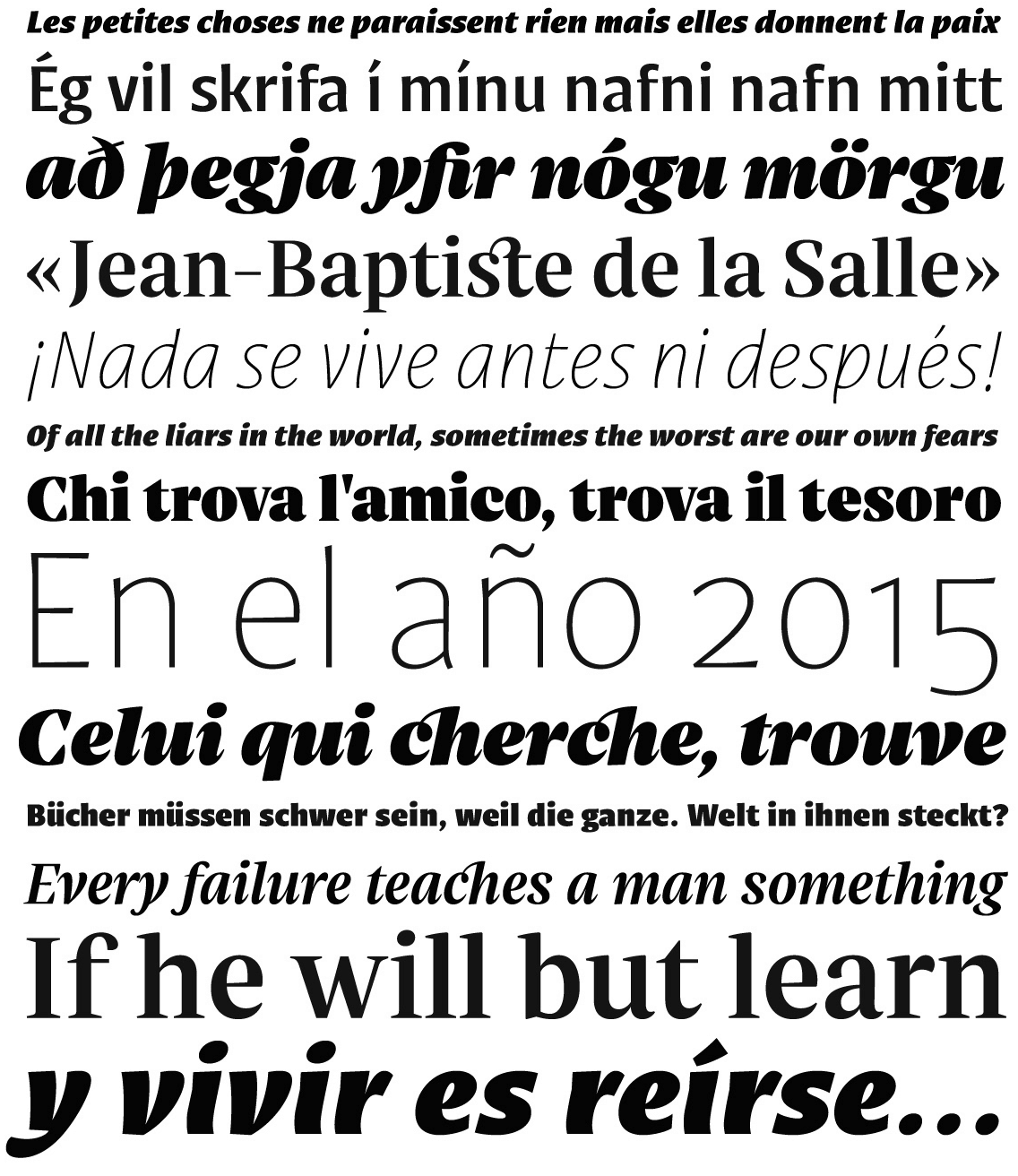 Muestra tipográfica